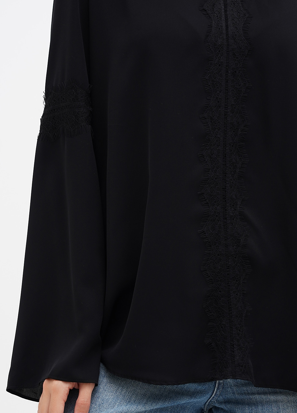 Чорна блуза Sassofono