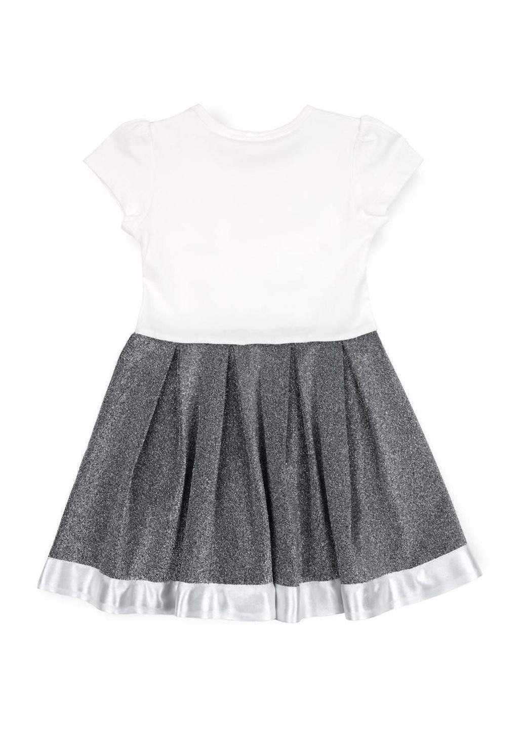 Срібна сукня "cute" (12424-116g-cream) Breeze (251326845)