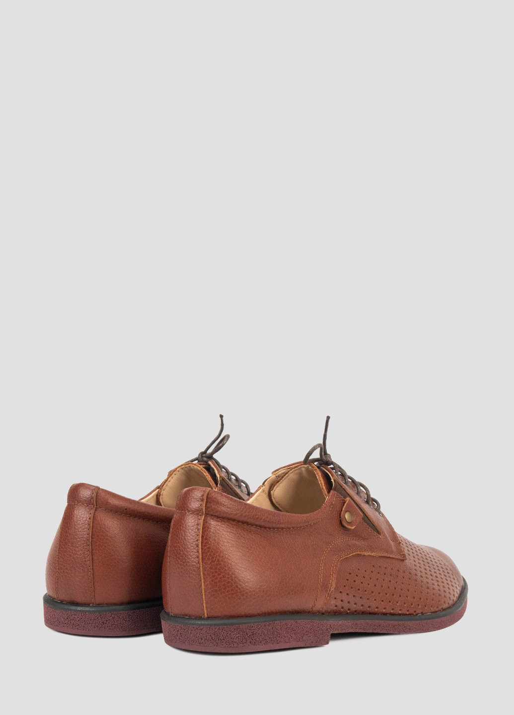 Коричневые кэжуал туфли Libero на шнурках