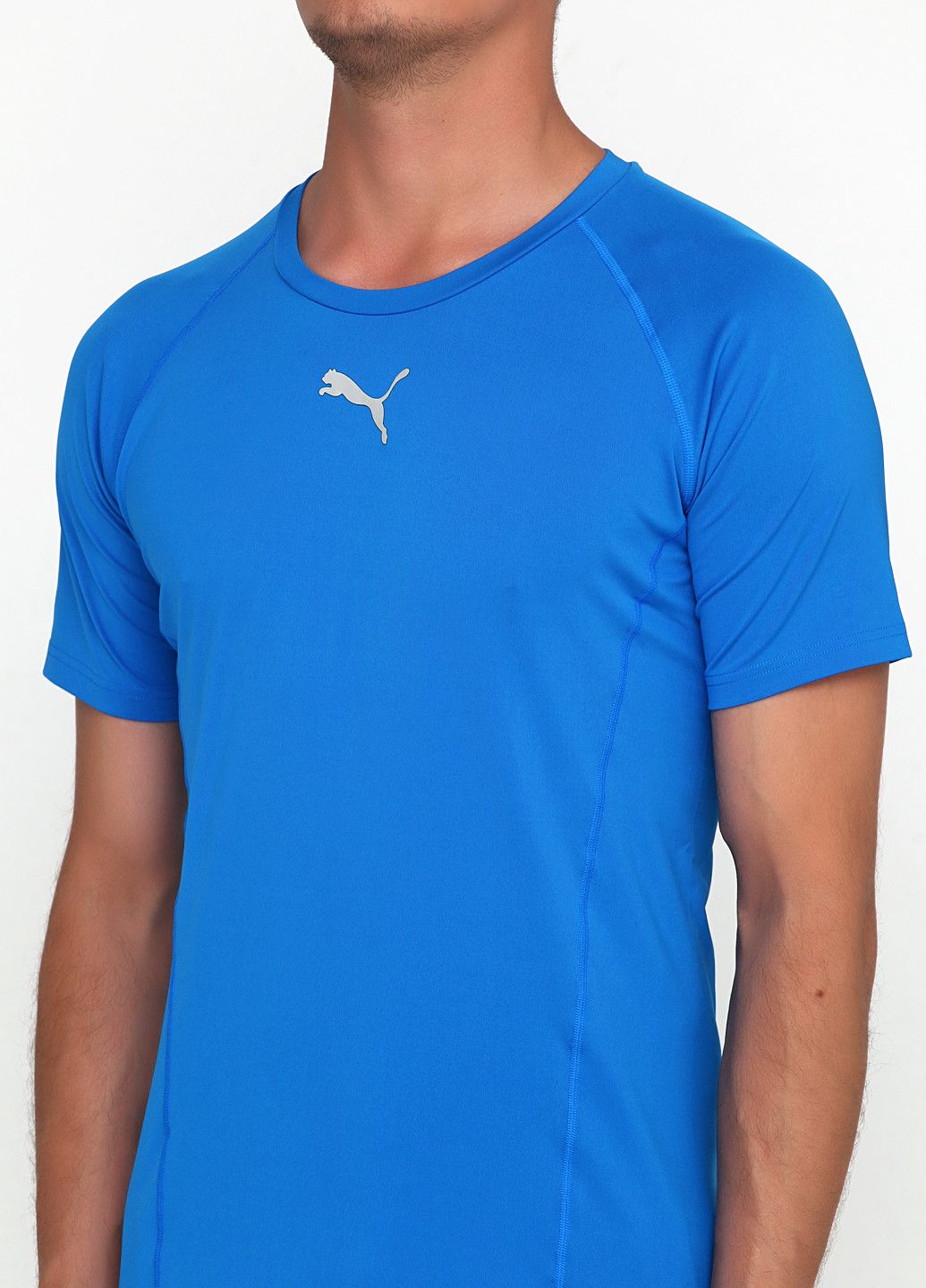 Голубая футболка Puma