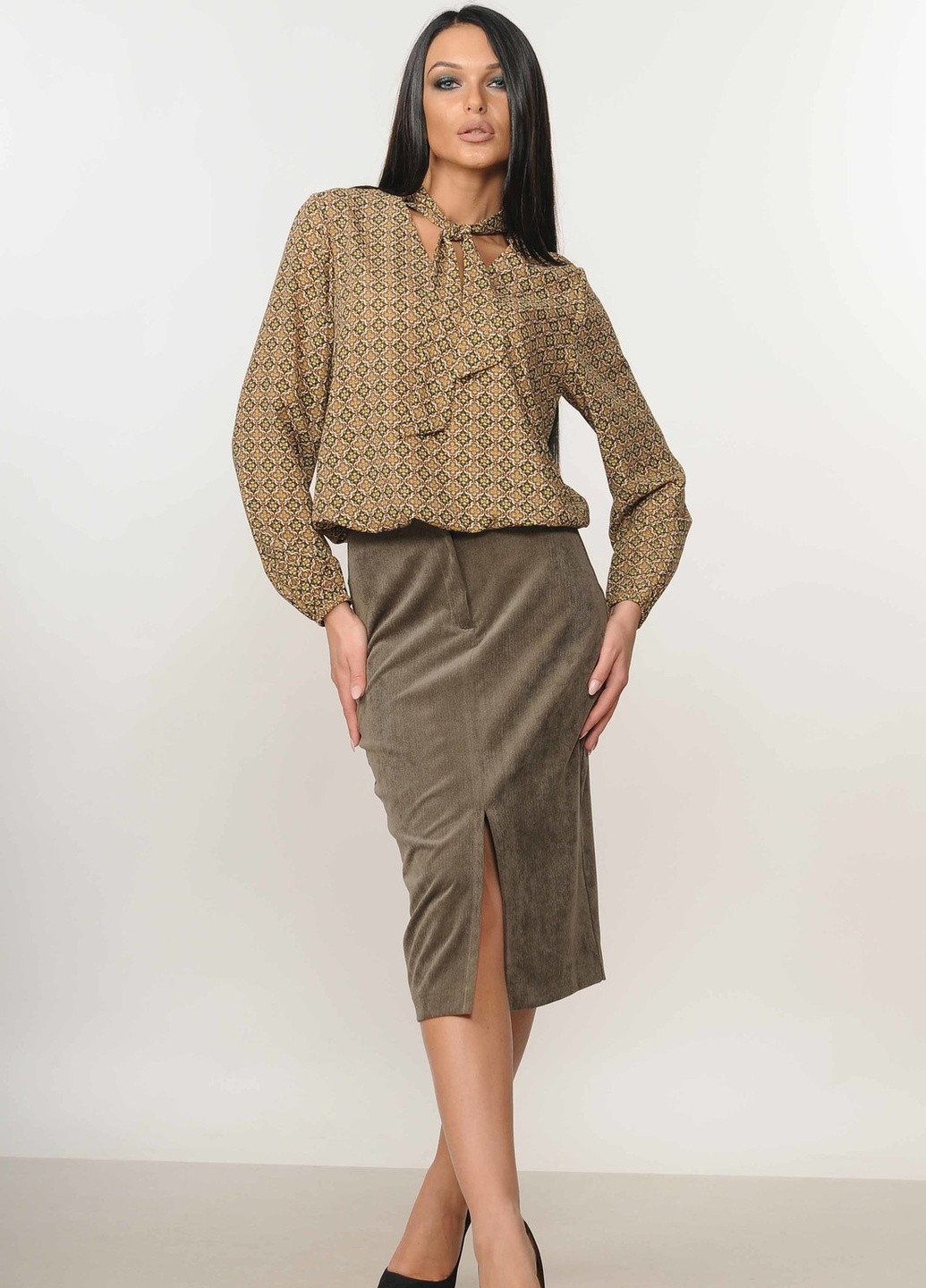 Спідниця Рі Марі Вельміра ЮБ 37.1-67 / 18 хакі Ри Мари (224984623)