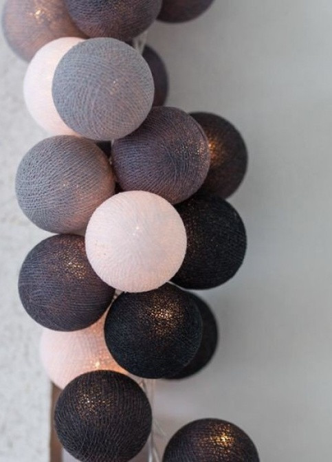 Гірлянда тайські ліхтарики CBL ANTRA 20 кульок, 3.7 м Cotton Ball Lights 5058 (252644083)