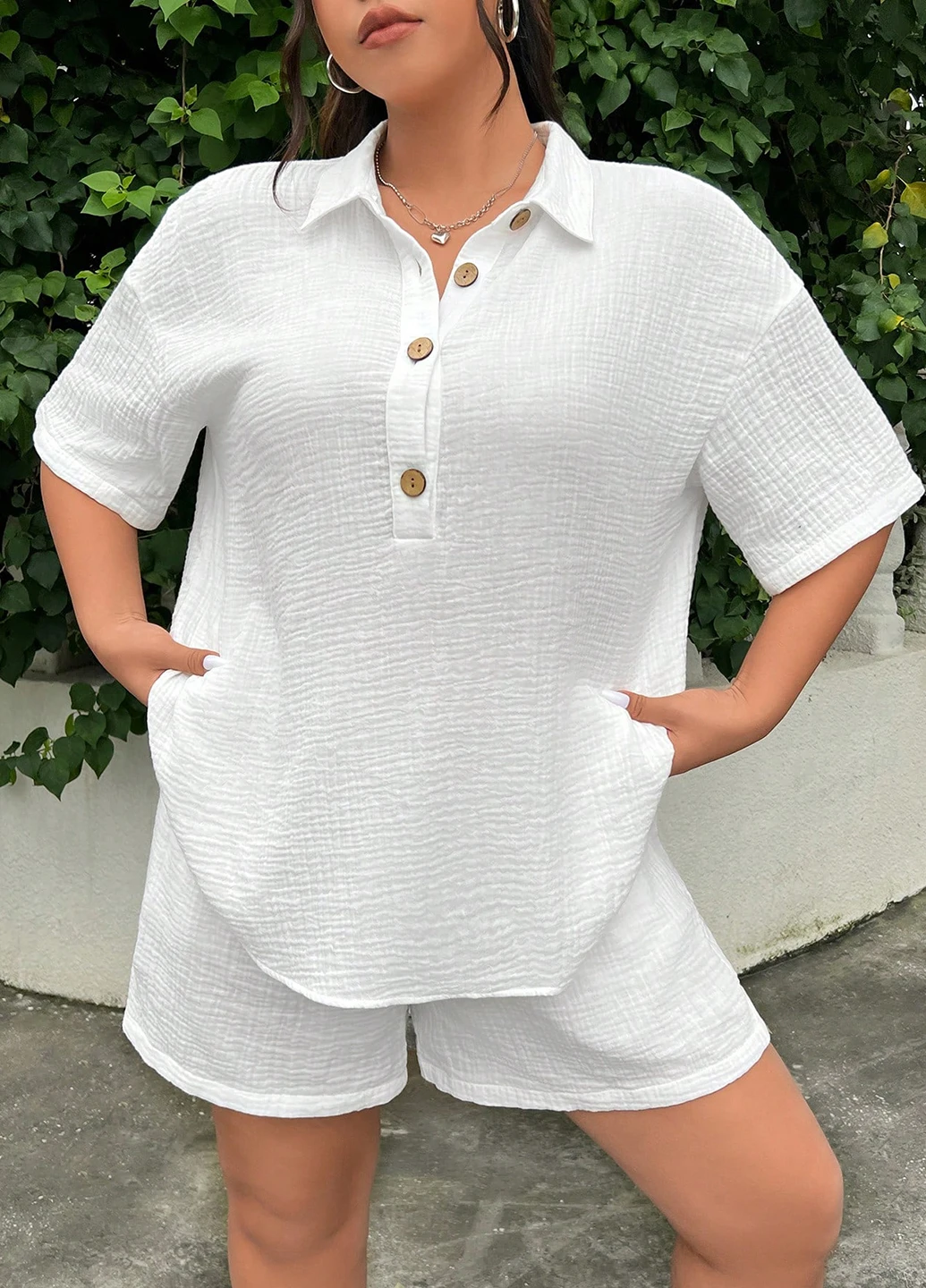 Костюм (блуза, шорти) SHEIN (332708790)