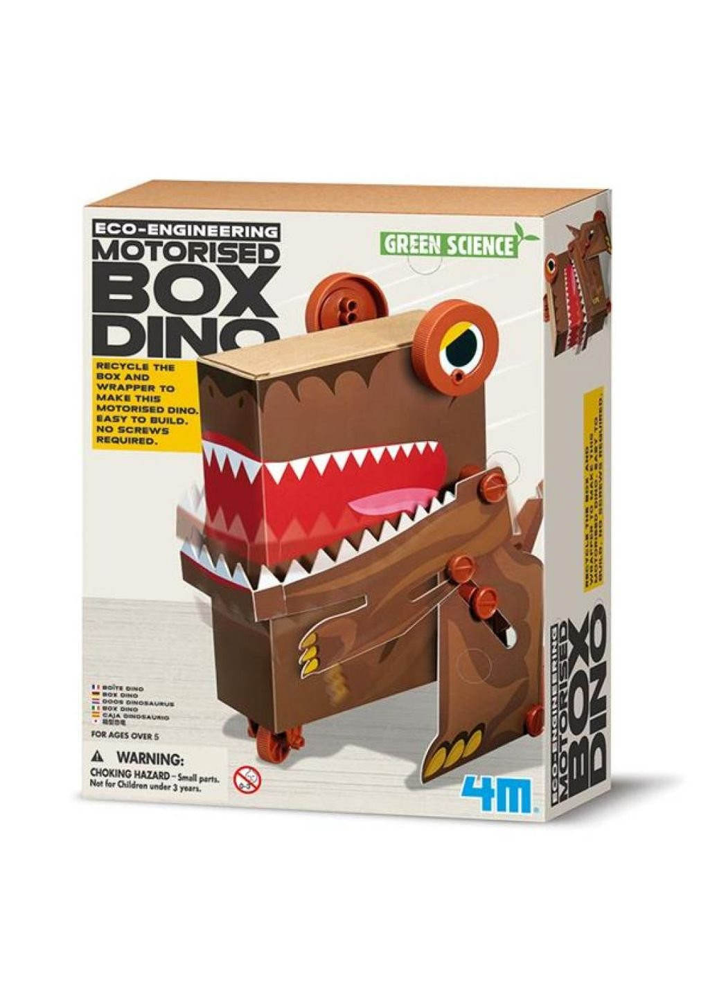 Набор для экспериментов Динозавр из коробок 4М (252419336)