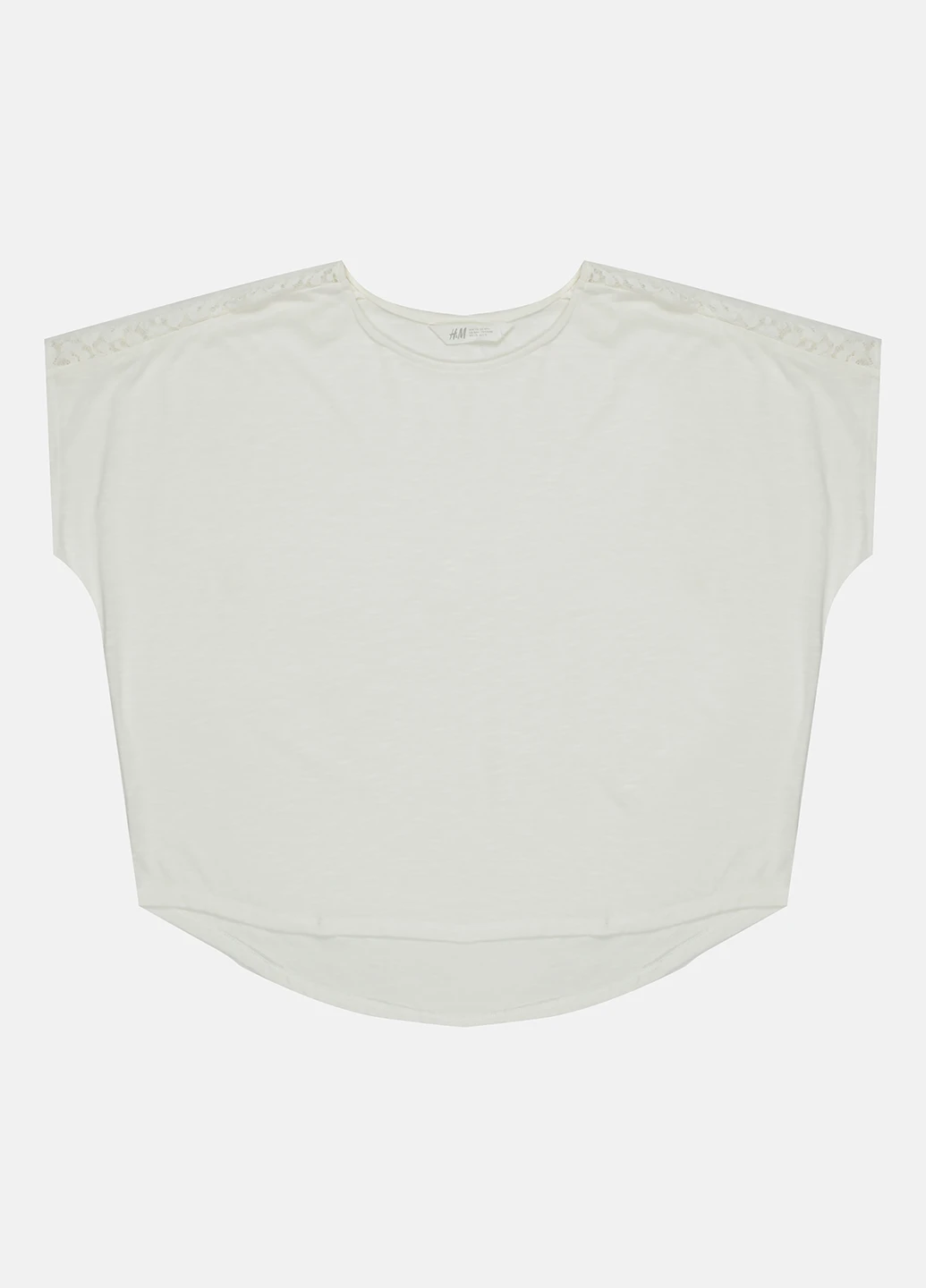 Біла літня футболка H&M