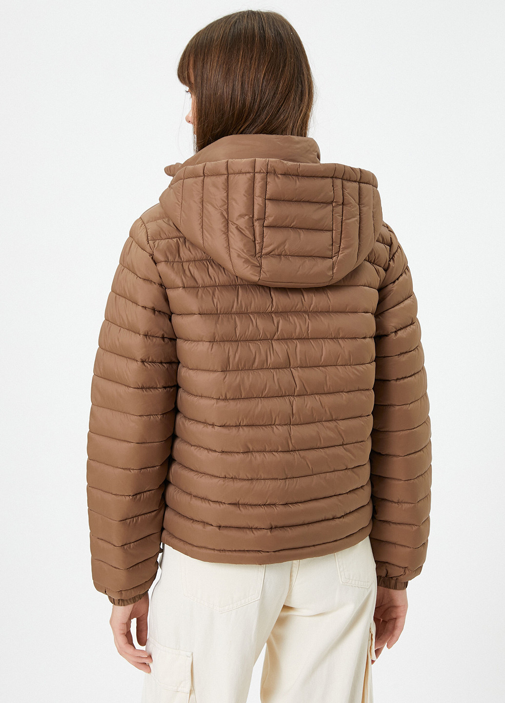 Светло-коричневая демисезонная куртка KOTON