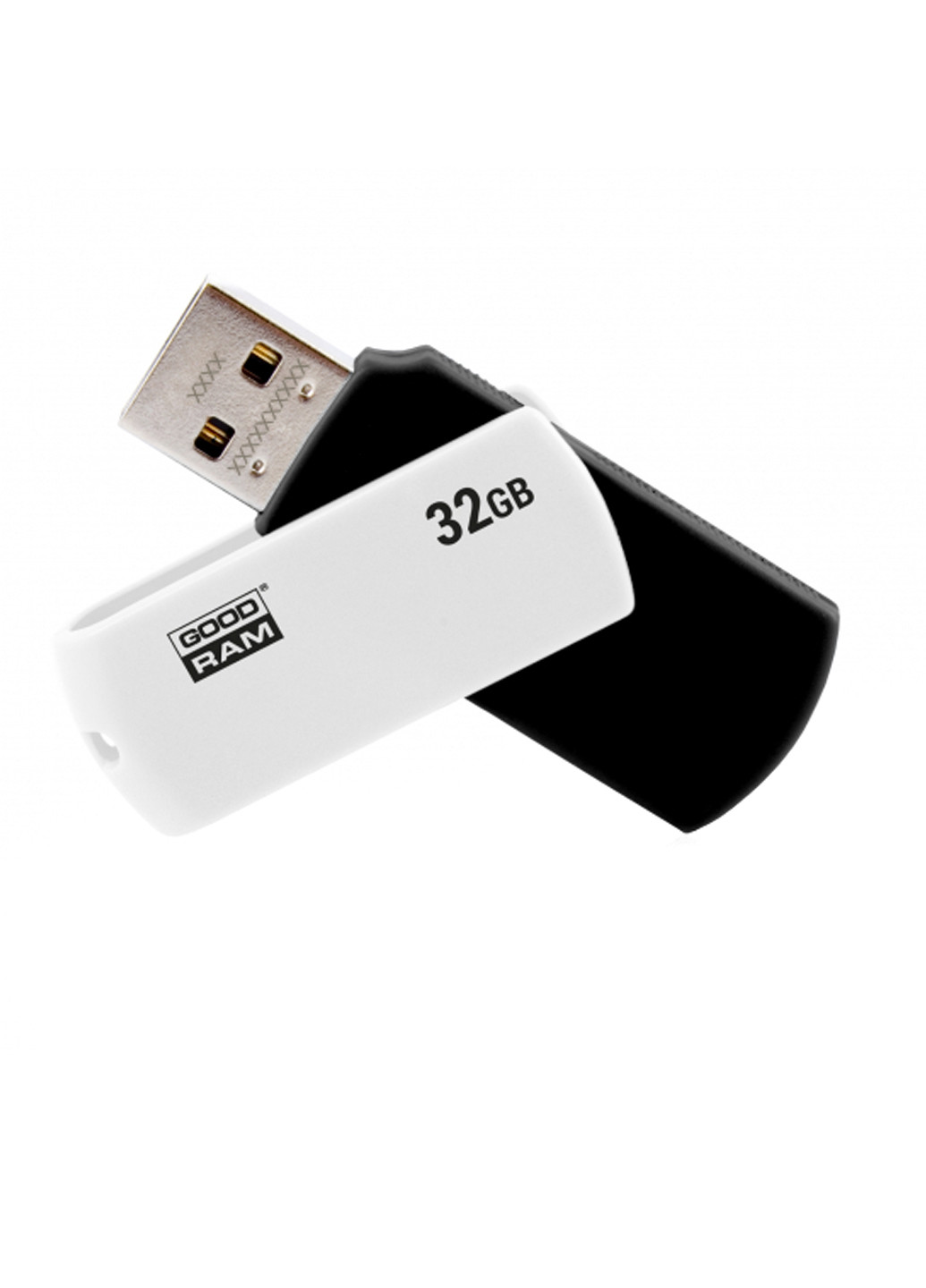 Флеш пам'ять USB 32GB UCO2 USB 2.0 Colour Black & White (UCO2-0320KWR11) Goodram флеш память usb goodram 32gb uco2 usb 2.0 colour black&white (uco2-0320kwr11) (136742749)