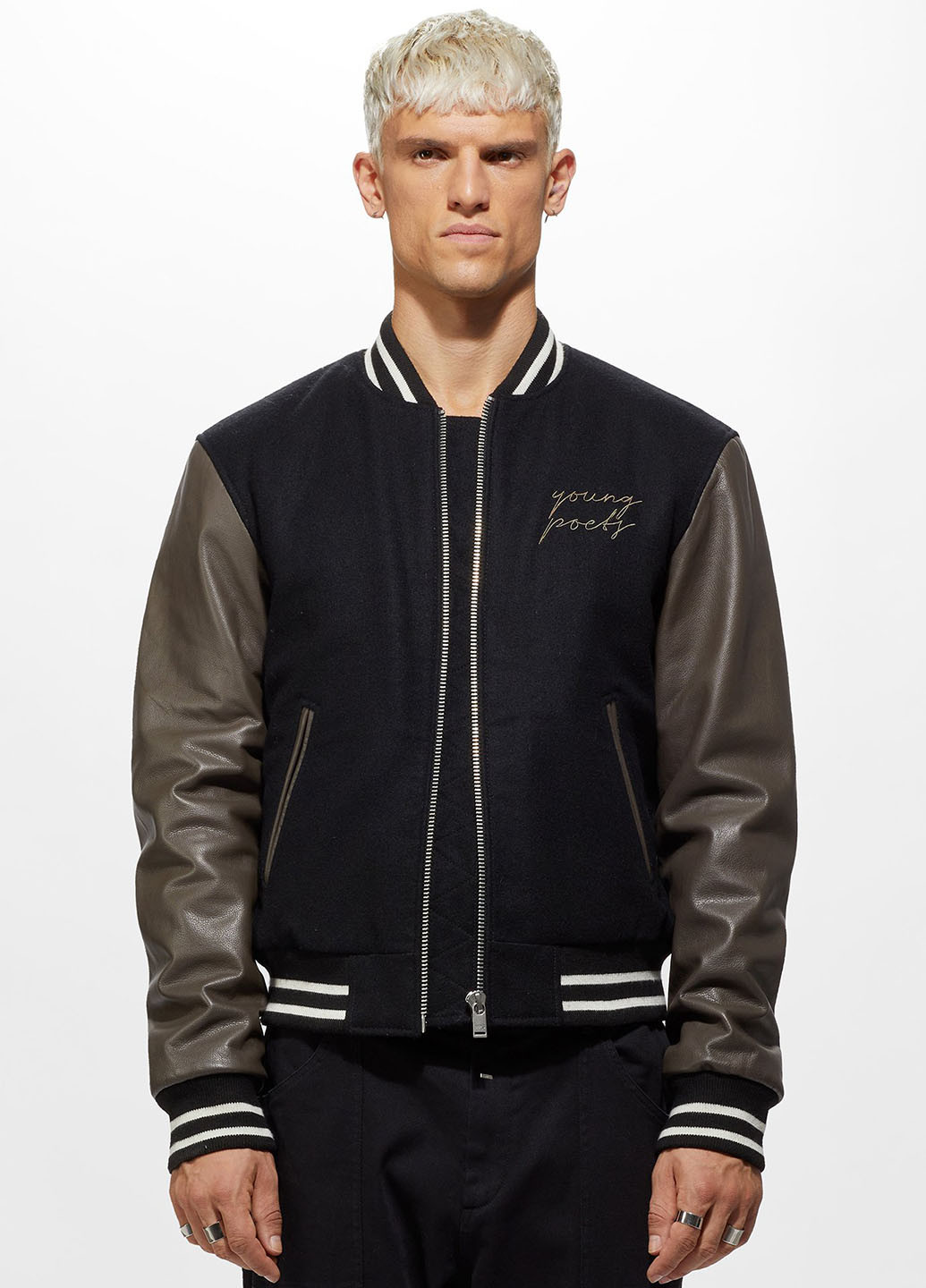 Бомбер YPS бейсбольний на блискавці (323209712)