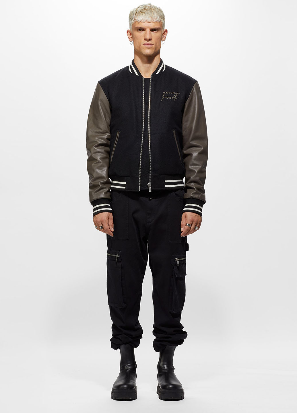 Бомбер YPS бейсбольний на блискавці (323209712)