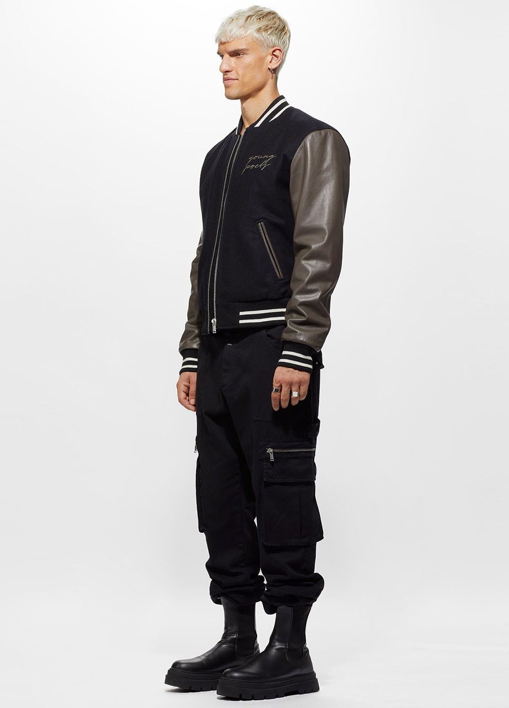 Бомбер YPS бейсбольний на блискавці (323209712)