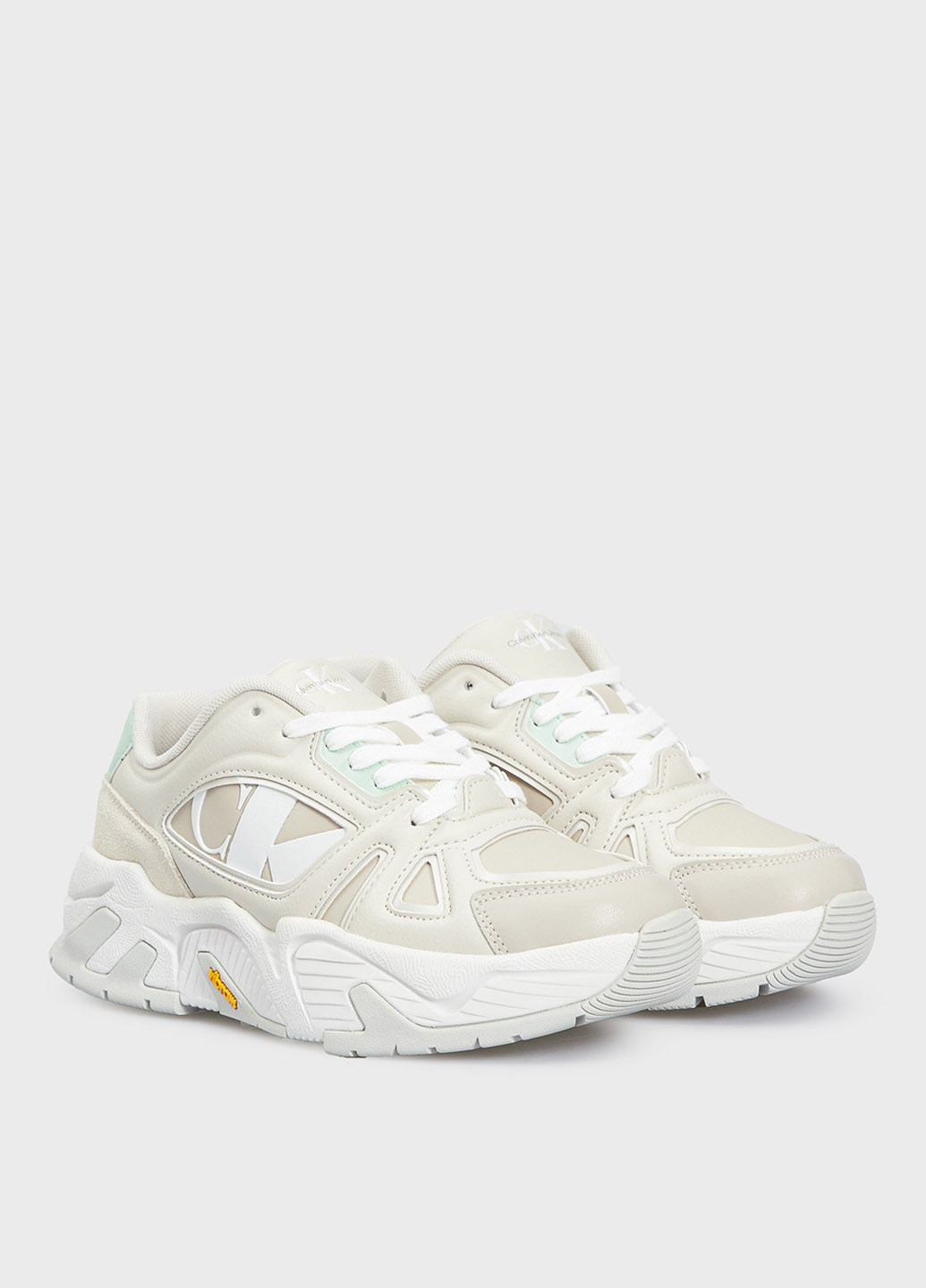 Кроссовки Calvin Klein Jeans бежевые всесезоны (347295522)