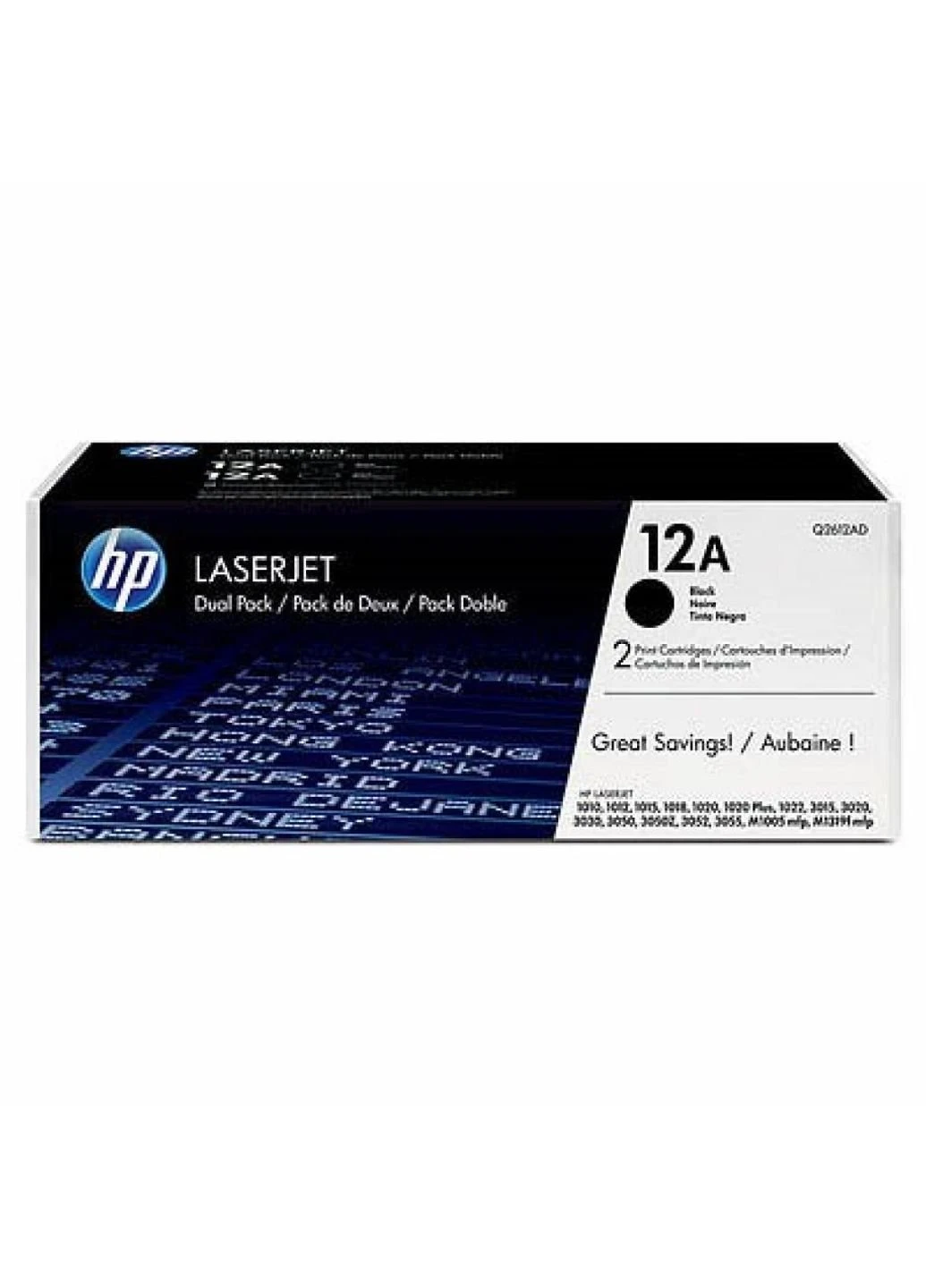 Картридж (Q2612AF) HP LJ 12AF 1010/ 1012/ 1015/1020 DUAL PACK (247617309)