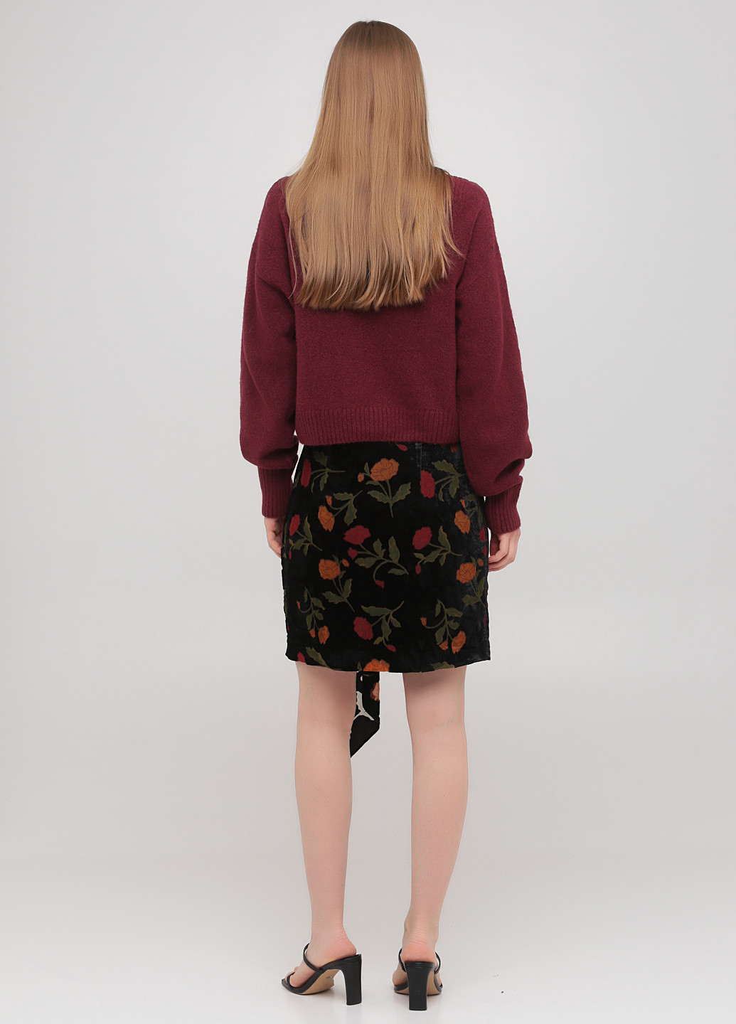 Черная кэжуал цветочной расцветки юбка & Other Stories