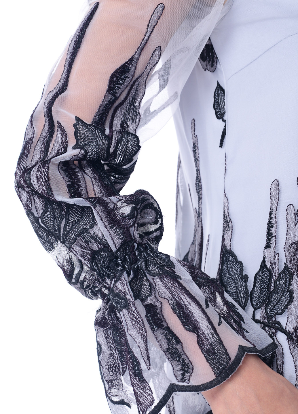 Світло-сіра демісезонна блуза Iren Klairie