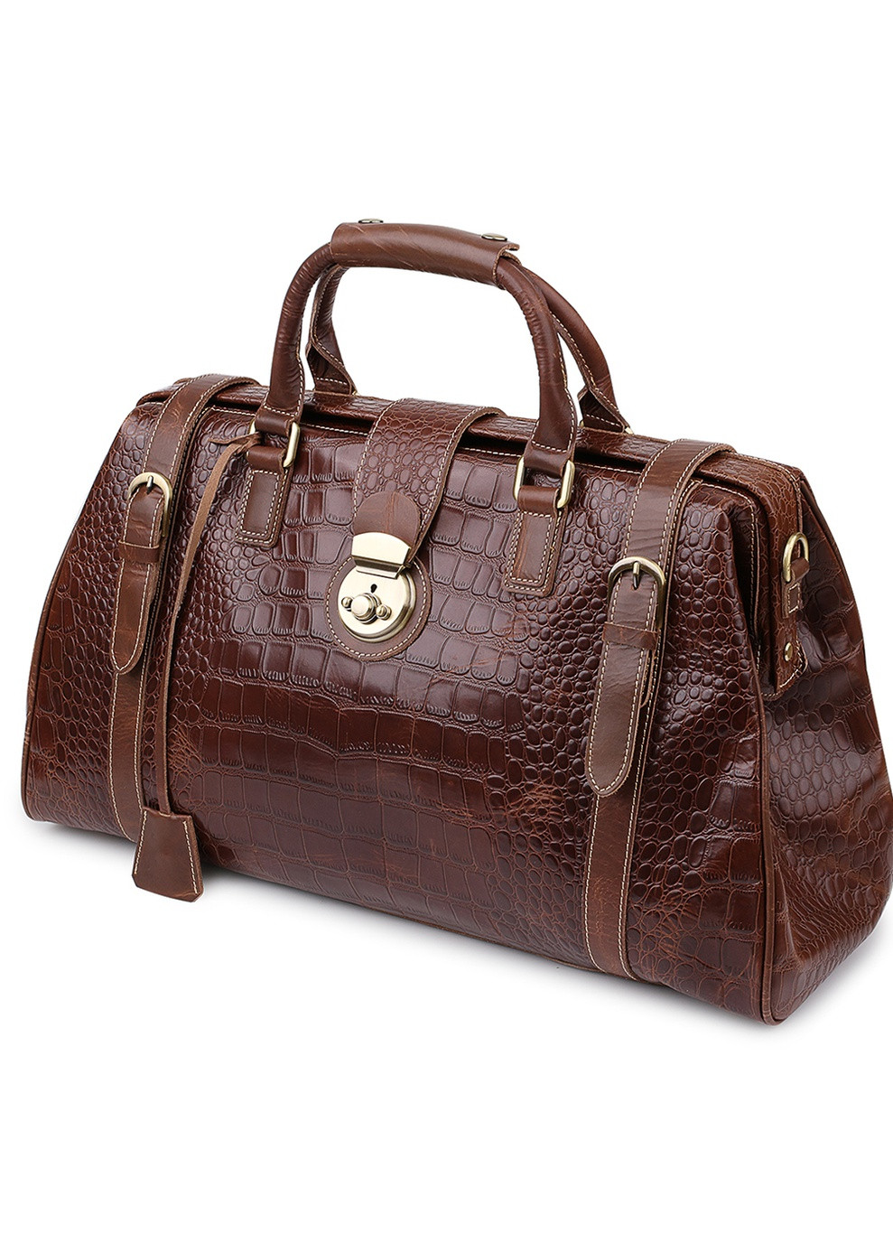 Дорожная кожаная сумка 51х31х15 см Vintage (250096835)