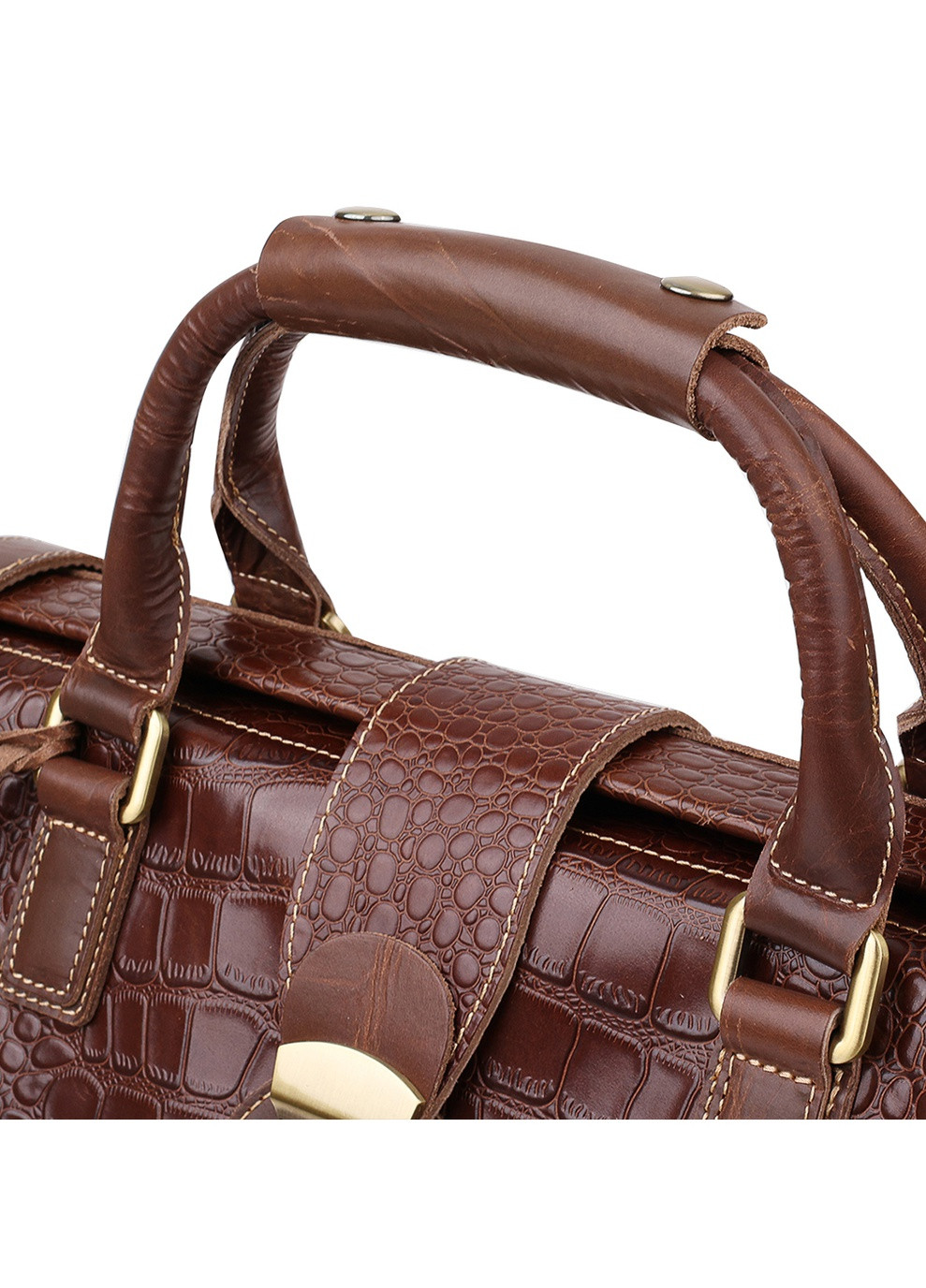 Дорожная кожаная сумка 51х31х15 см Vintage (250096835)