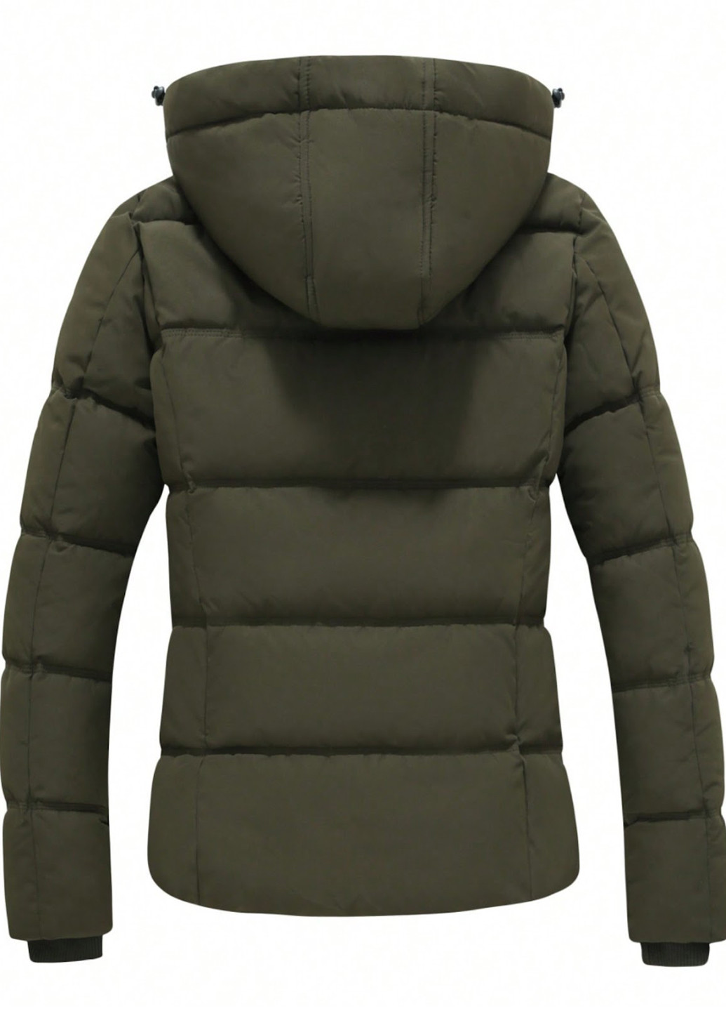 Оливковая (хаки) зимняя куртка SHEIN