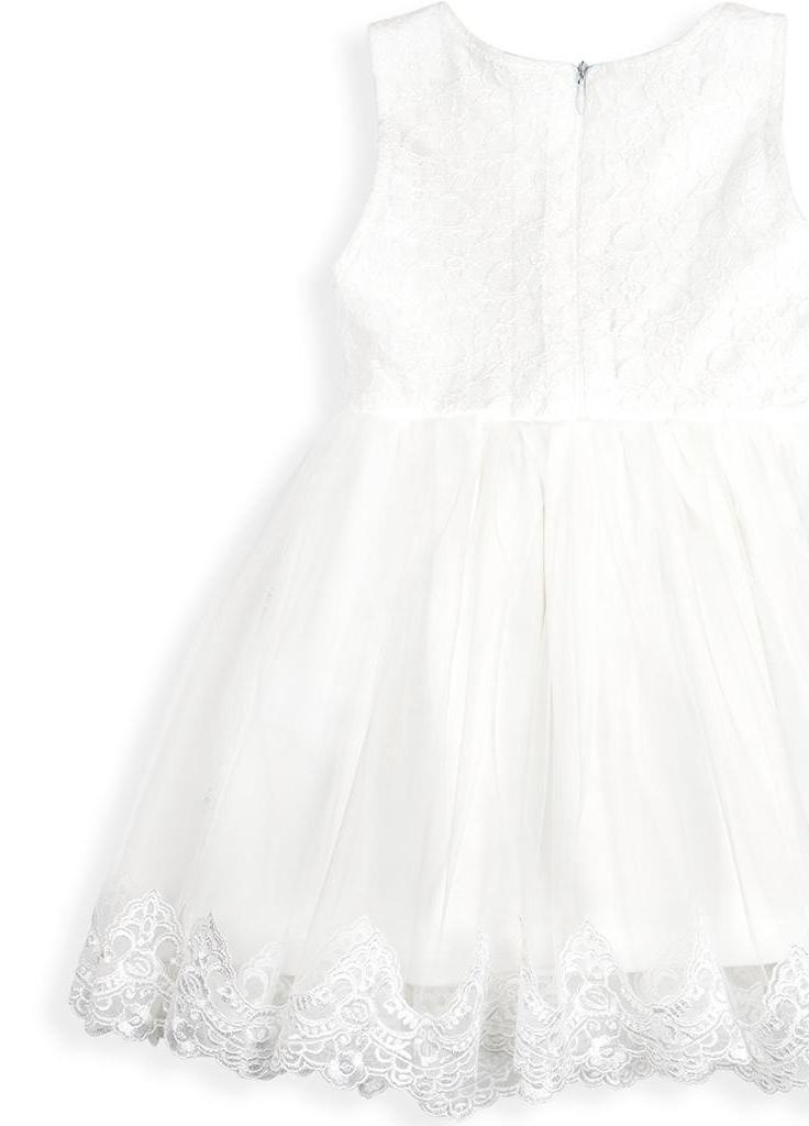 Серое платье кружевное (10865-104g-cream) Breeze (205765163)
