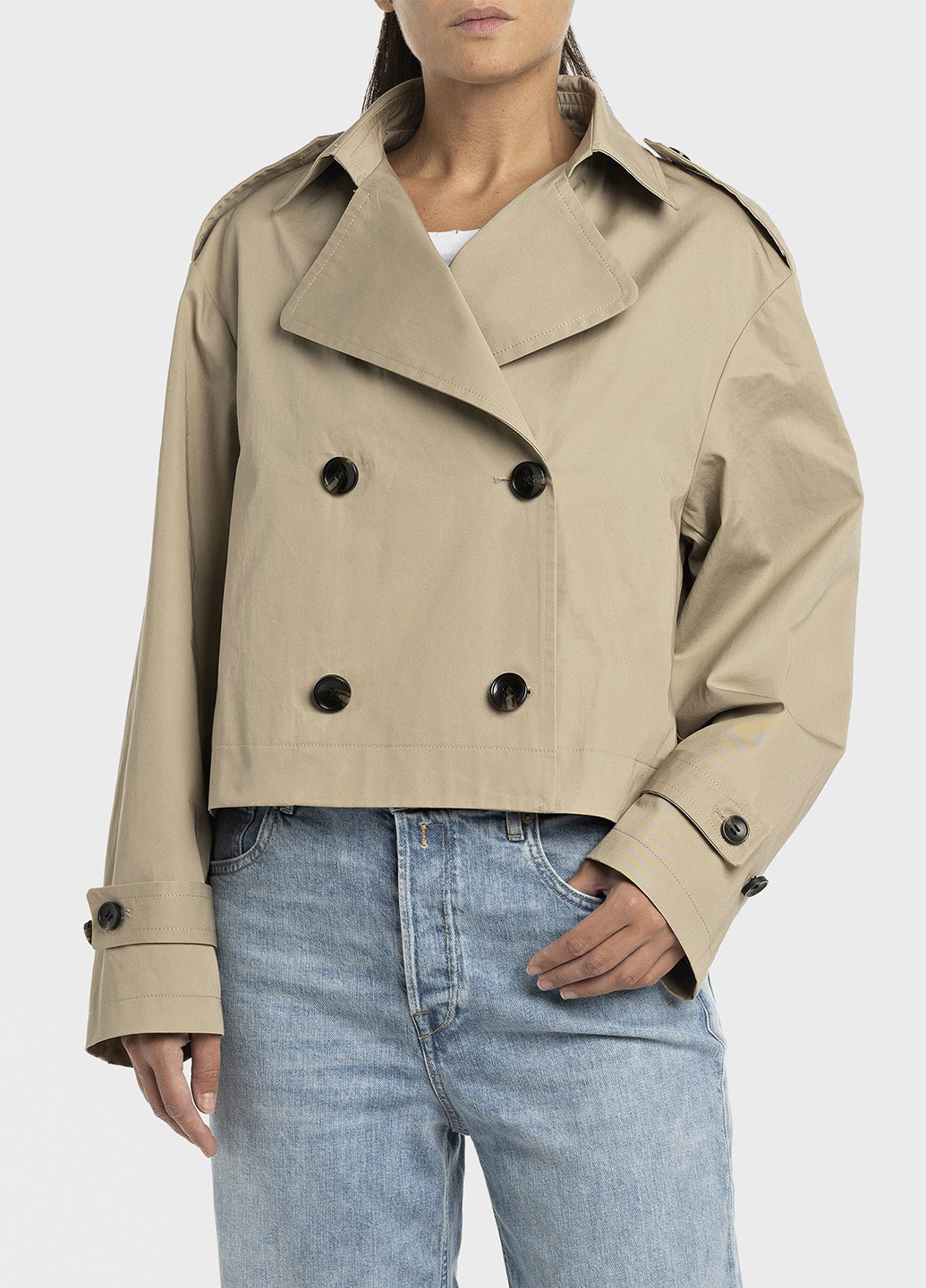 Плащ Replay на гудзиках демісезон (306935213)