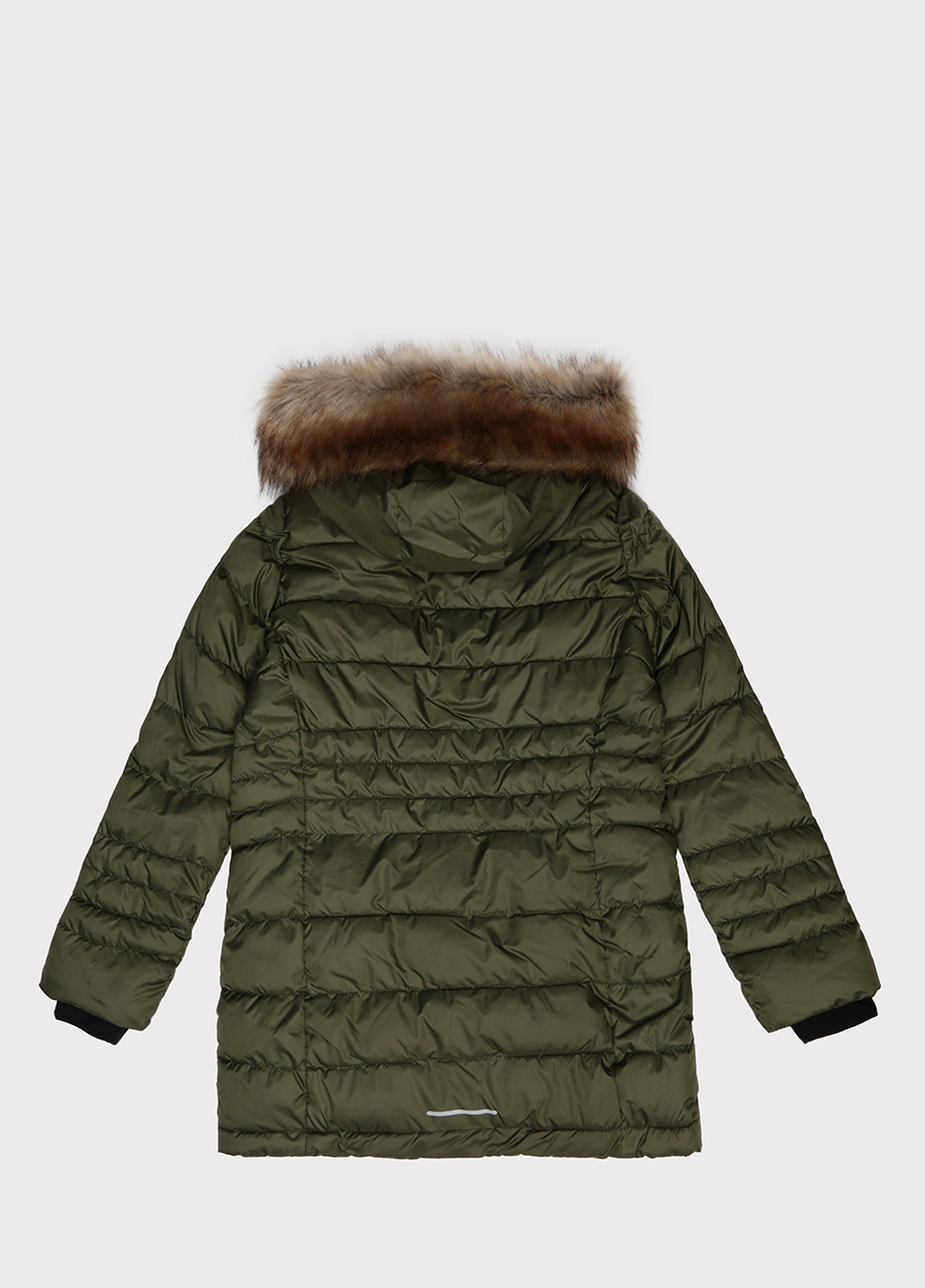 Оливковая (хаки) зимняя куртка CMP GIRL PARKA SNAPS HOOD