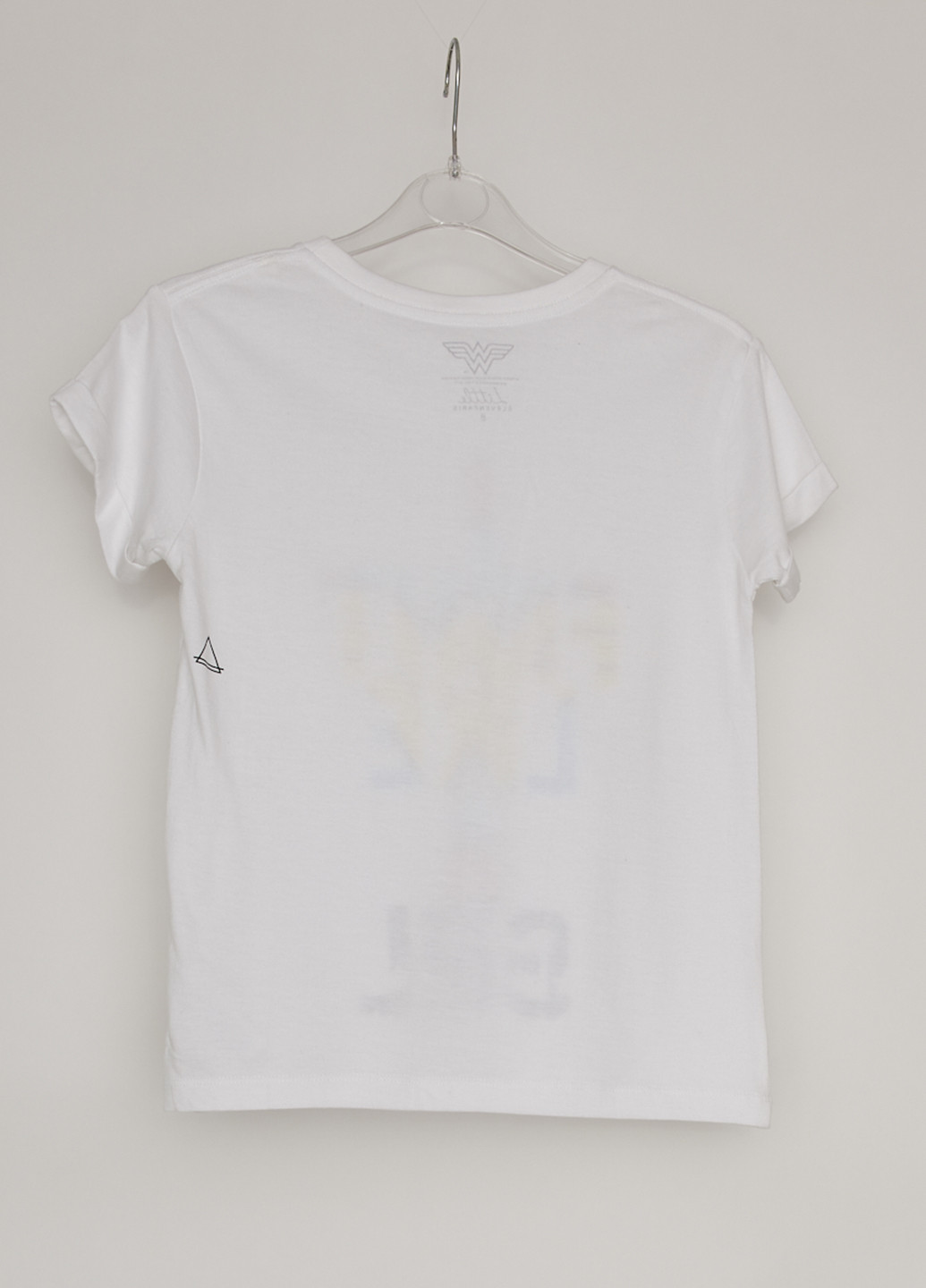 Белая летняя футболка с коротким рукавом Eleven Paris