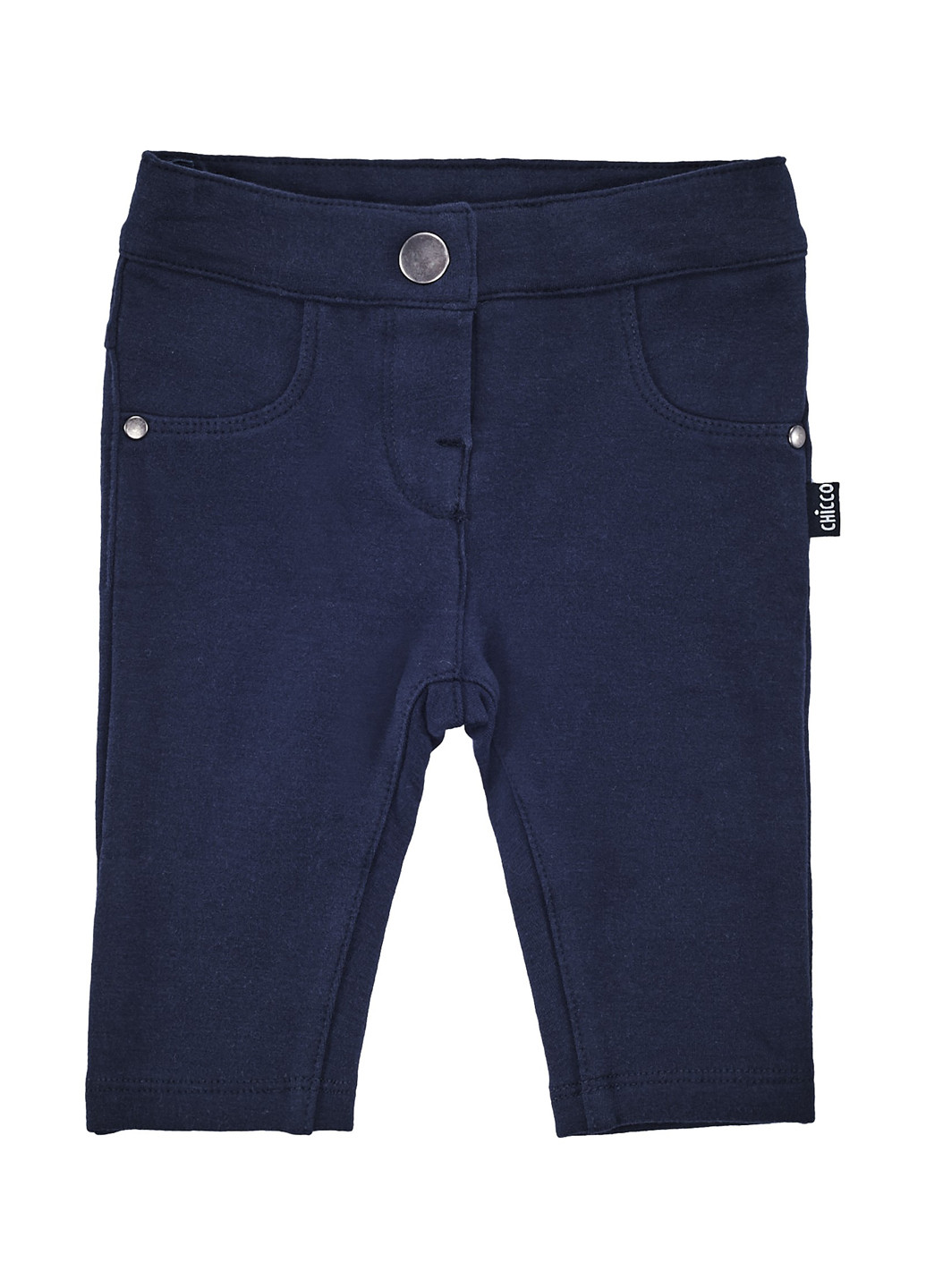 Темно-синие кэжуал демисезонные зауженные брюки Chicco