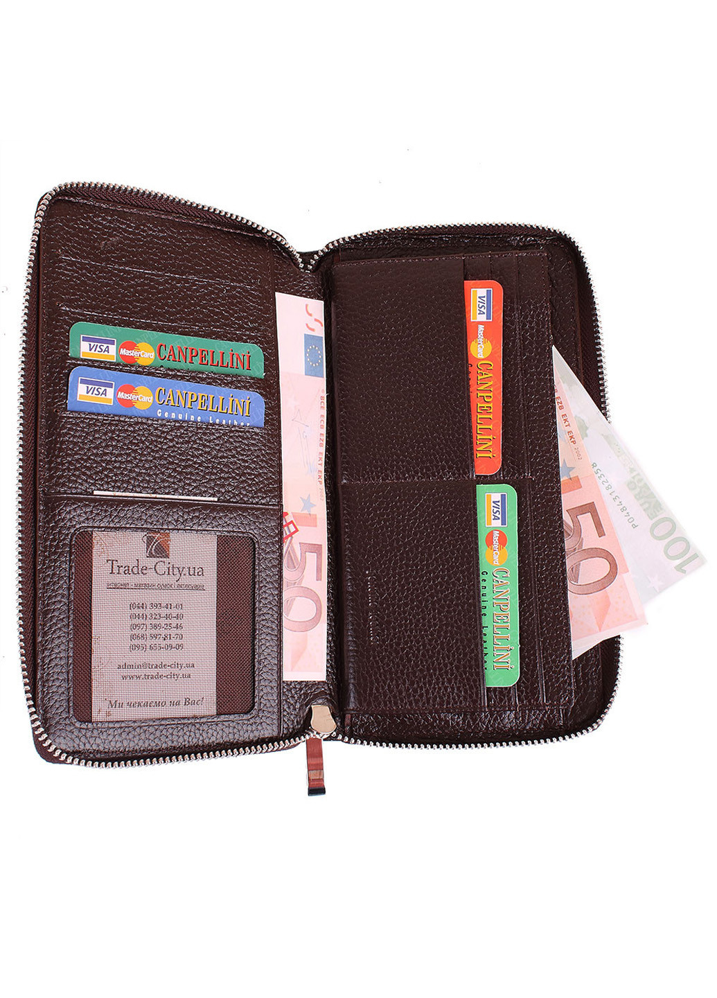 Чоловіча шкіряна борсетки-гаманець 21х12х2,5 см Bond (195538502)
