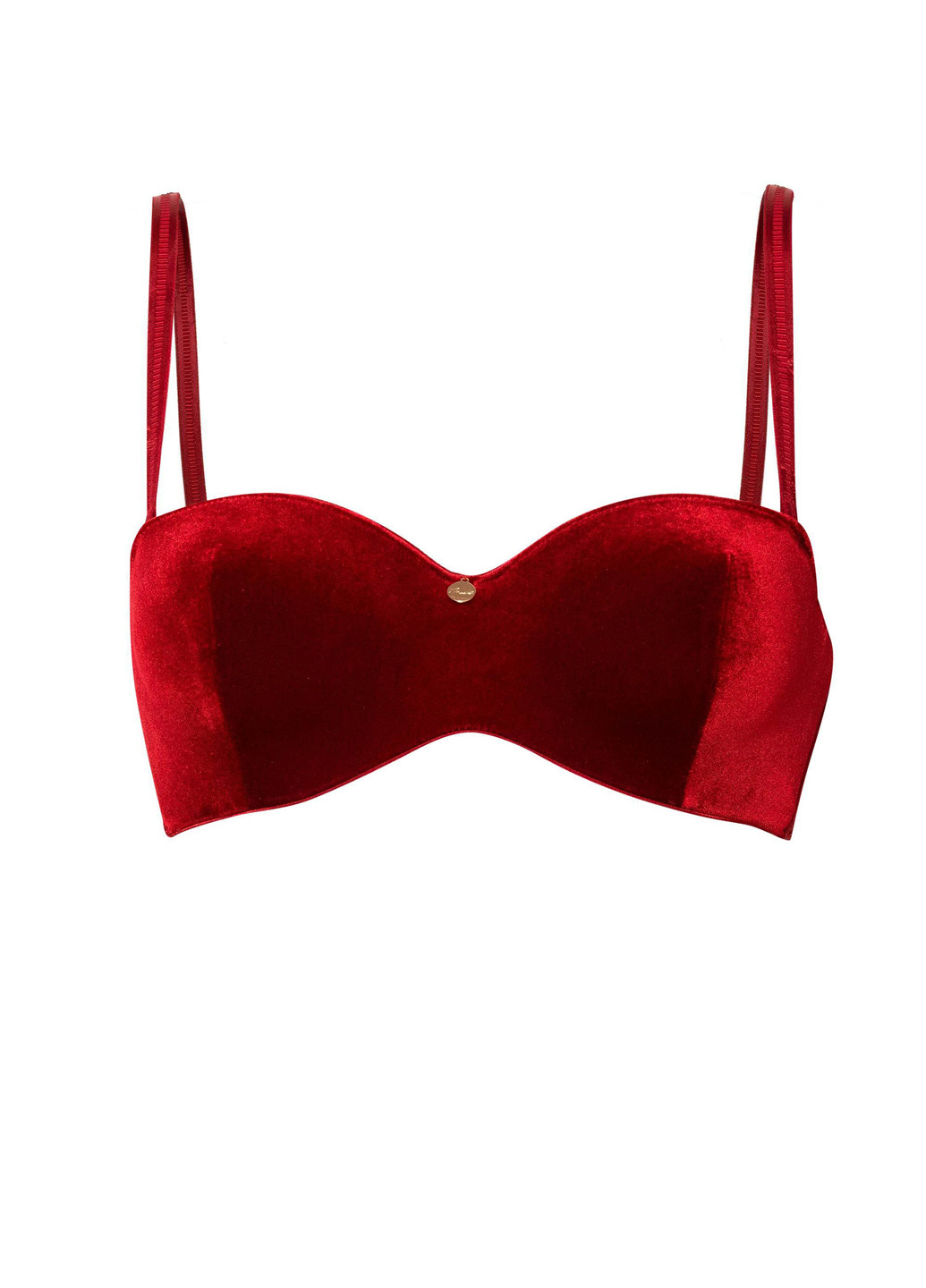 Червоний балконет бюстгальтер Marc & André з кісточками поліестер