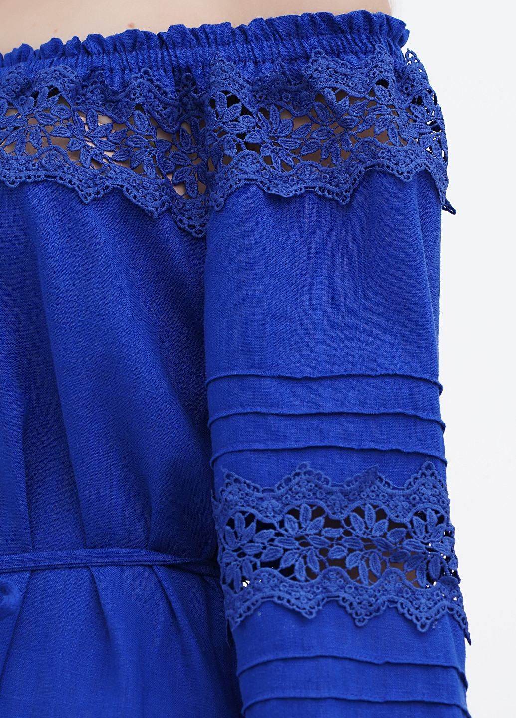 Синее кэжуал платье а-силуэт Ruta-S однотонное