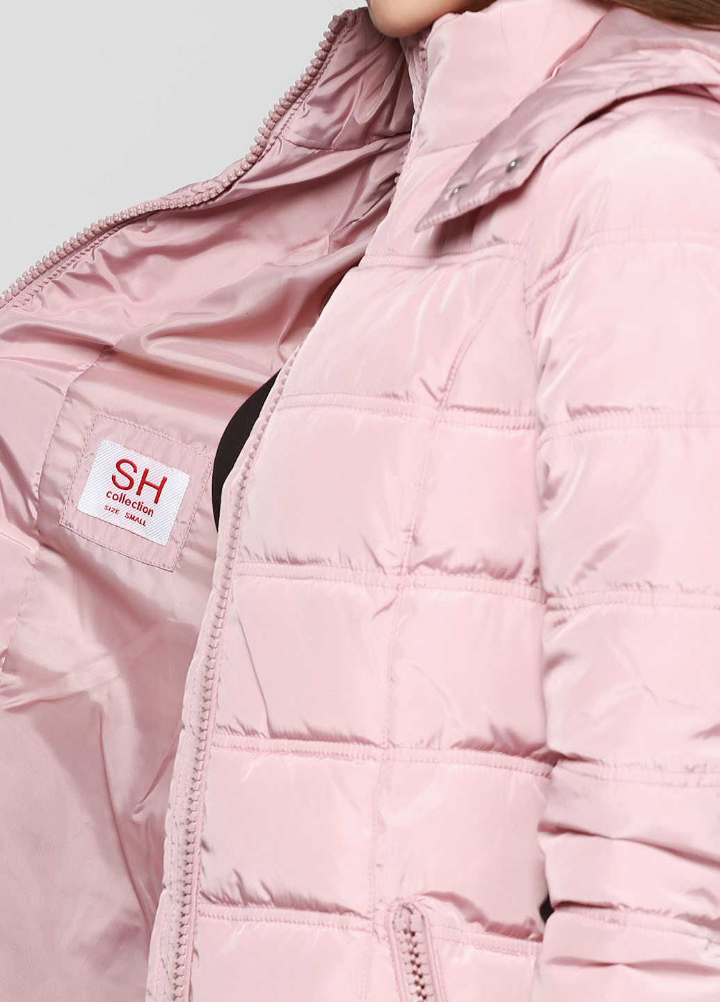Светло-розовая зимняя куртка Silvian Heach