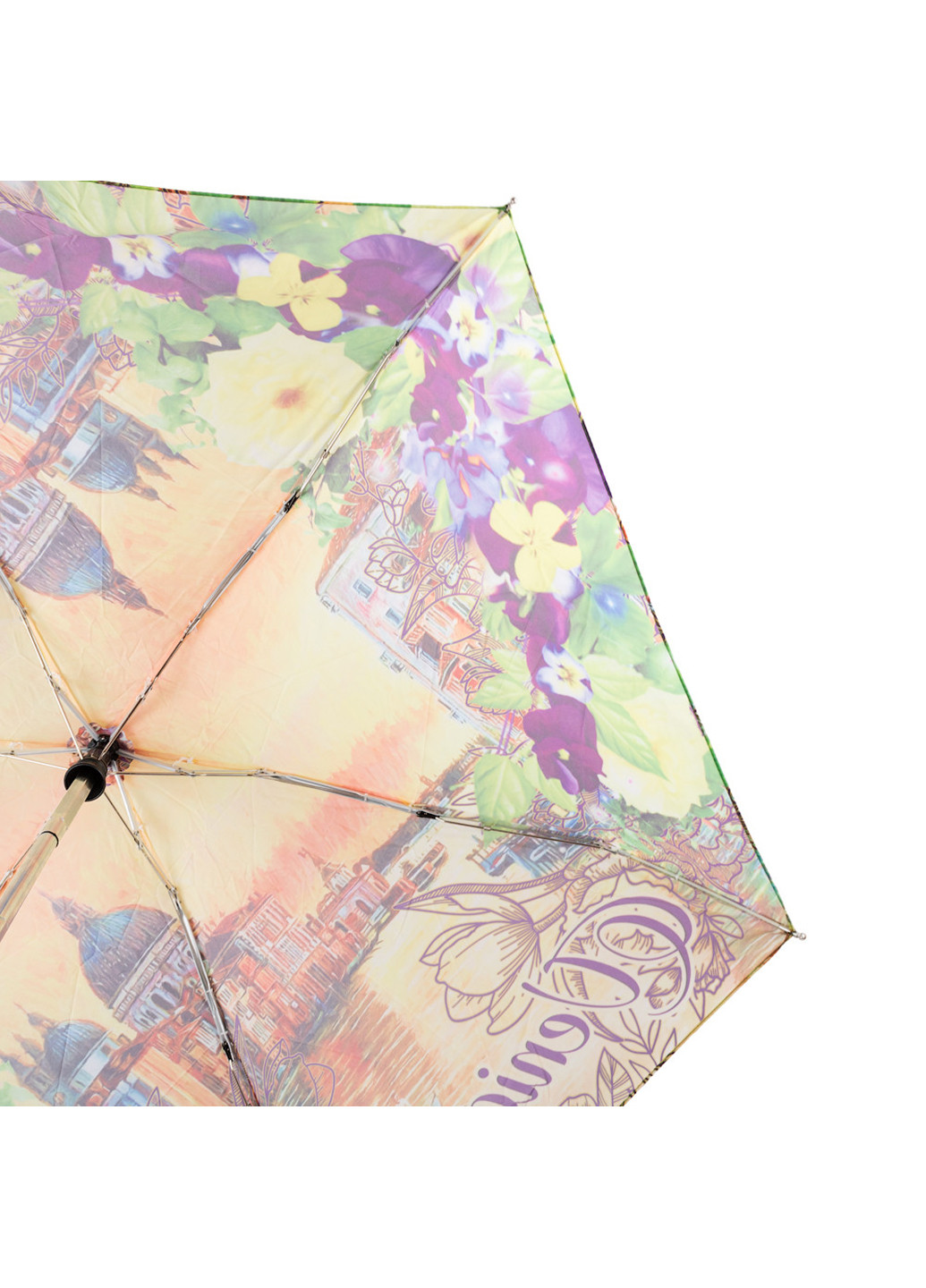 Жіночий складаний парасолька повний автомат 95 см Lamberti (232990058)