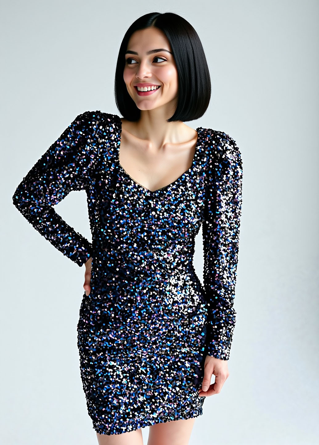 Комбінована вечірня сукня футляр Reserved однотонна