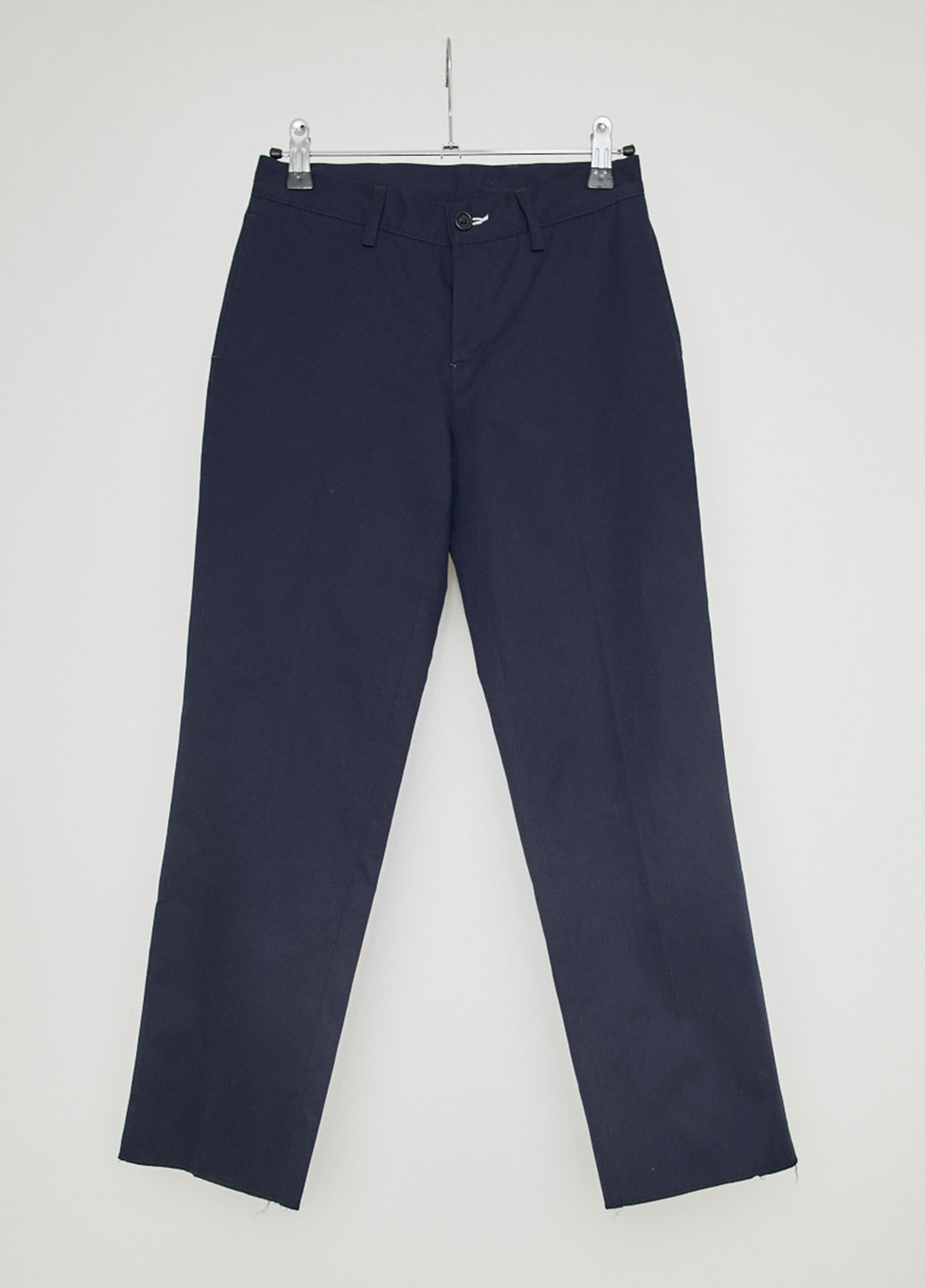 Темно-синие кэжуал демисезонные брюки прямые Hackett