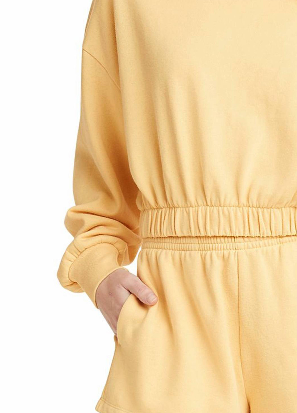 Светло-желтый свитшот Levi's однотонный без декора (256917921)