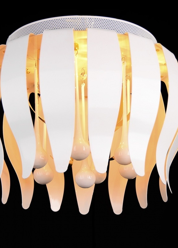 Люстра прованс торт галогенна для натяжної стелі BR-01 295S/8 Brille (253886210)