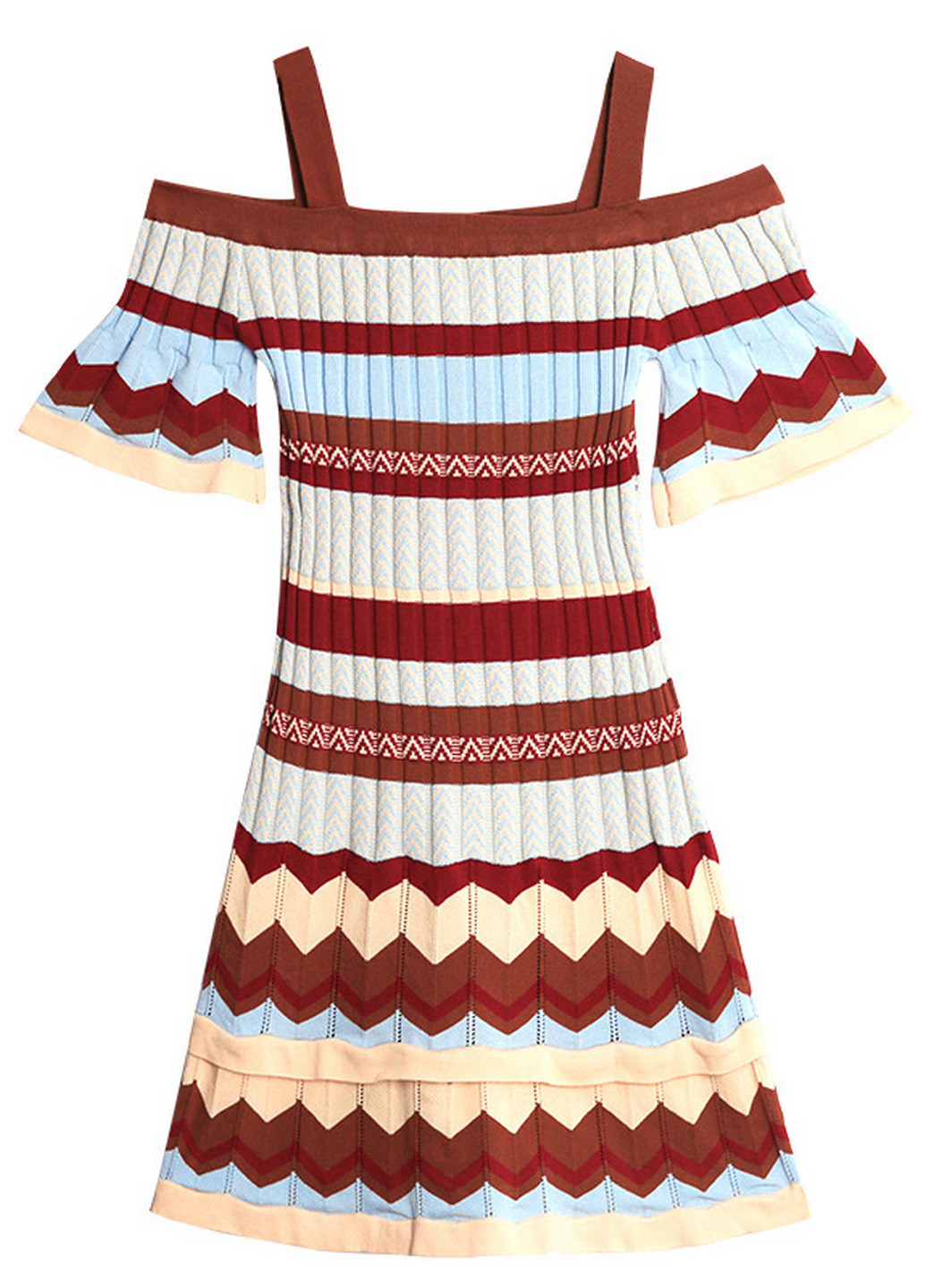 Комбинированное повседневный платье No Brand однотонное