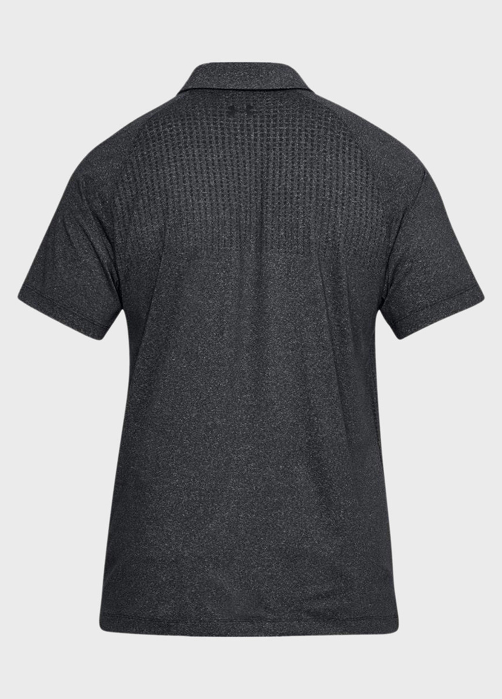 Черная футболка-поло для мужчин Under Armour однотонная