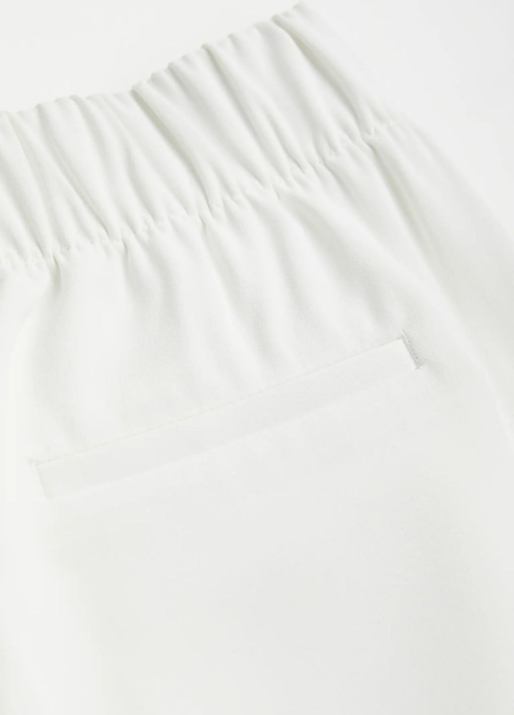 Белые кэжуал демисезонные кюлоты брюки H&M