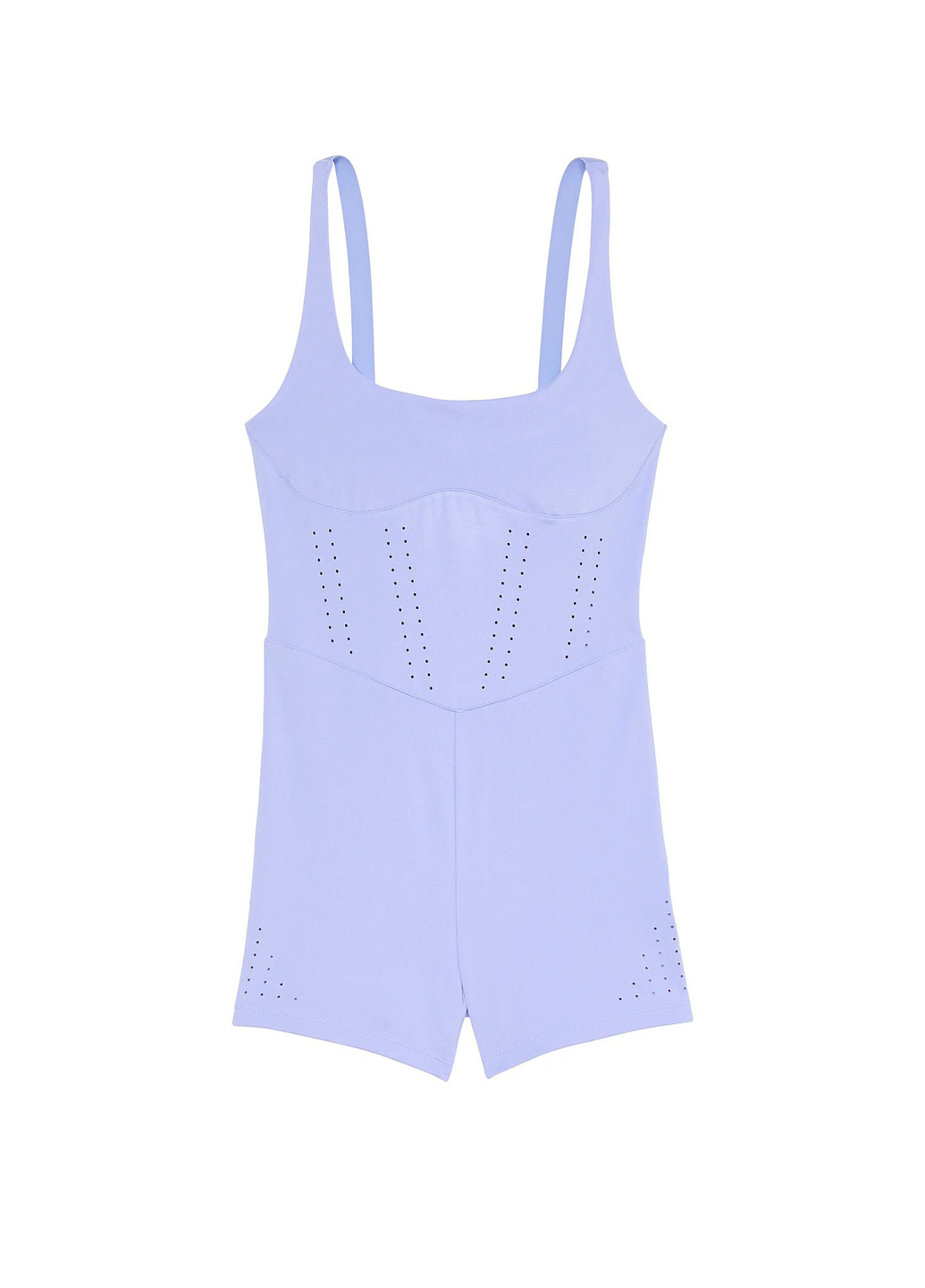 Комбінезон Victoria's Secret комбінезон-шорти однотонний блакитний спортивний поліестер