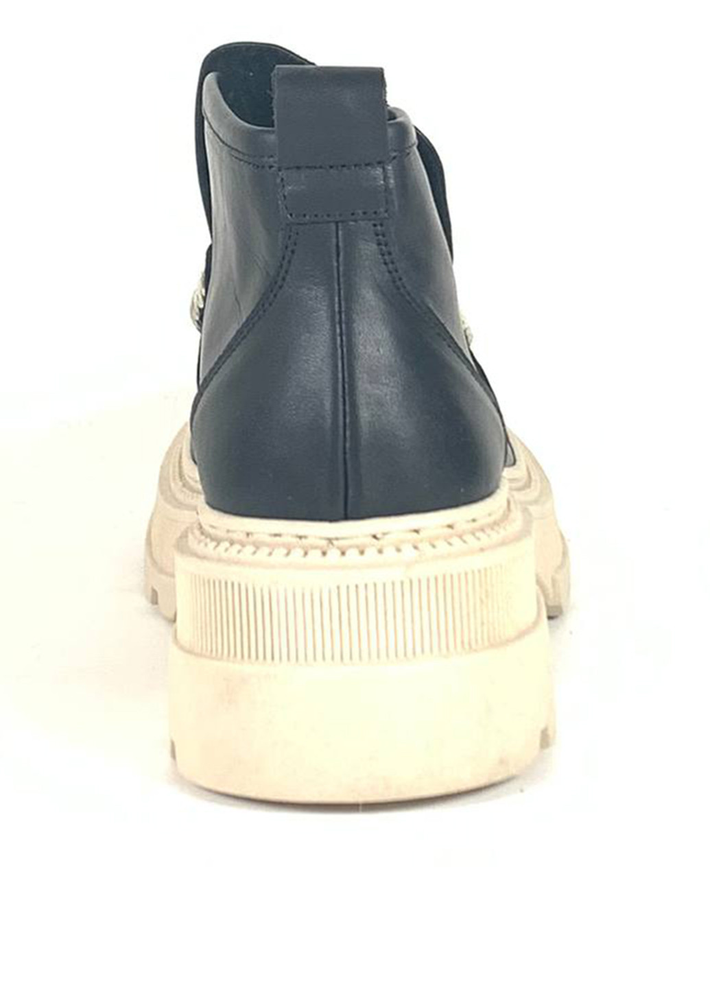 Осенние ботинки Nube на тракторной подошве, с белой подошвой