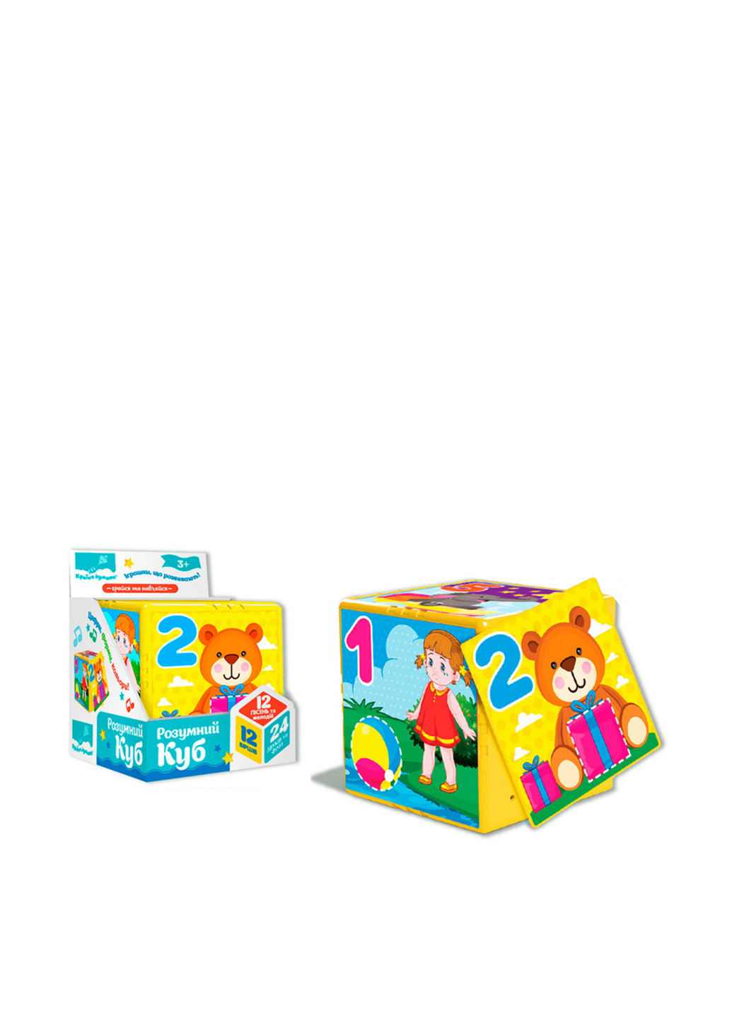 Музыкальная игрушка Звуковой куб, 11х14х10,5 см Страна игрушек (195500263)