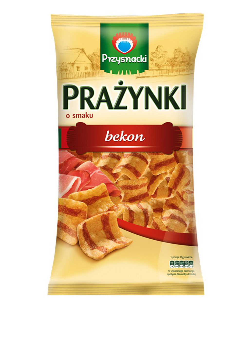 Снеки картофельно-пшеничные со вкусом бекона, 140 г Przysnacki (94992939)