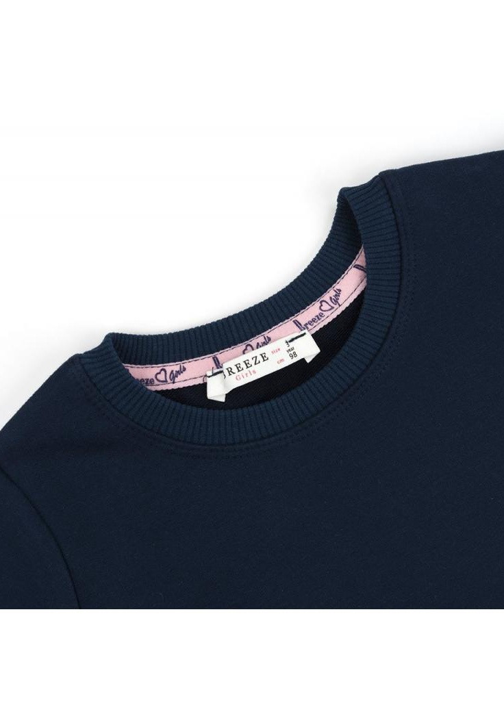 Синее платье с пандой (10565-98g-blue) Breeze (205772944)