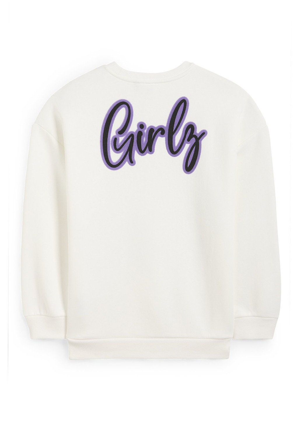 Білий світшот C&A малюнок без декору (366113131)