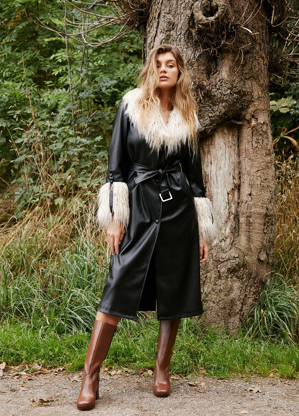 Плащ Nasty Gal на гудзиках демісезон (259498774)
