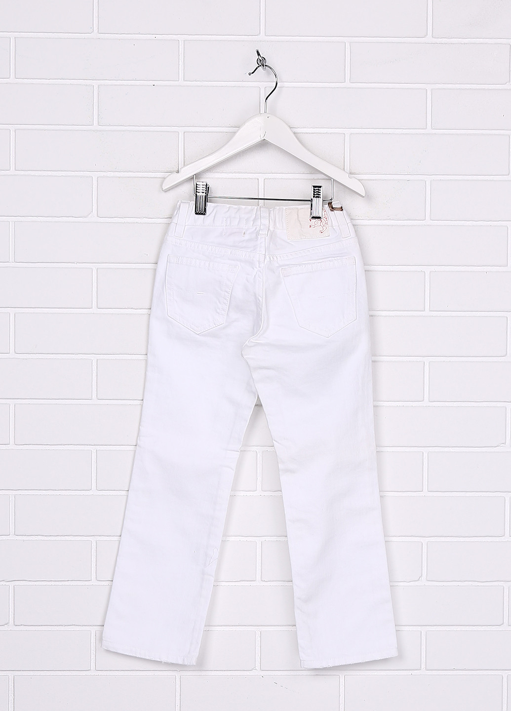 Белые демисезонные прямые джинсы Mauro Grifoni