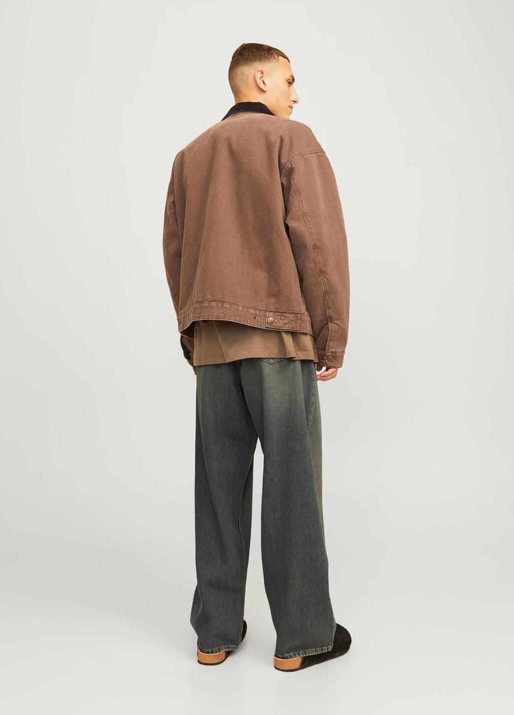 Синие демисезонные мешковатые джинсы Jack & Jones