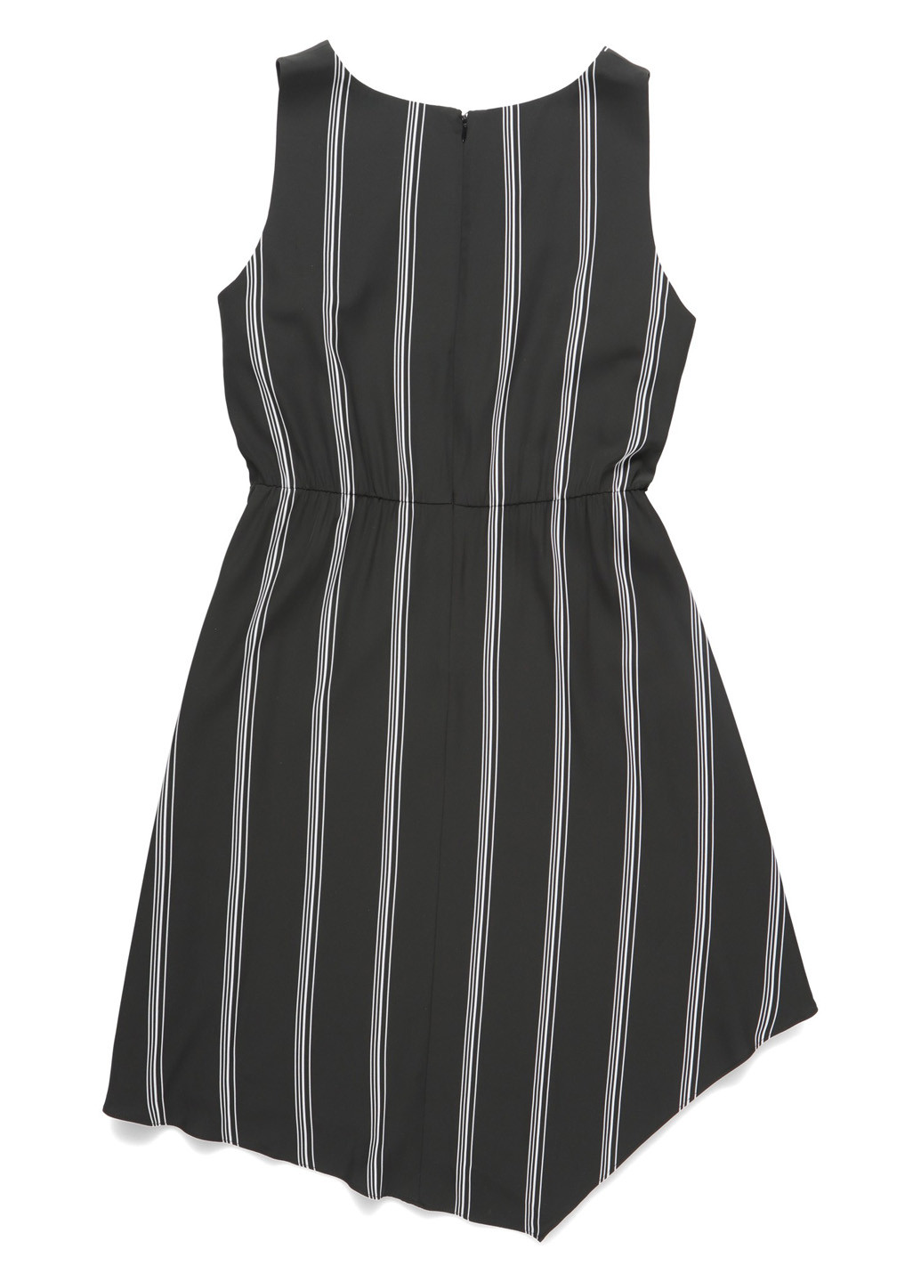 Черное кэжуал платье Rachel Roy в полоску