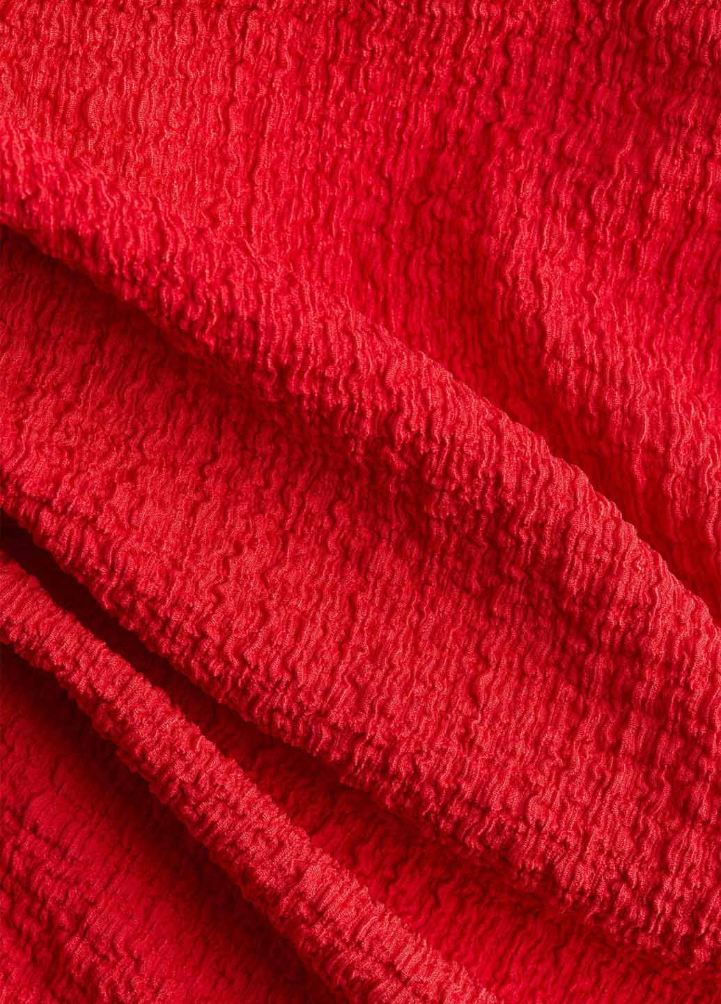 Червона кежуал сукня силуетна H&M однотонна