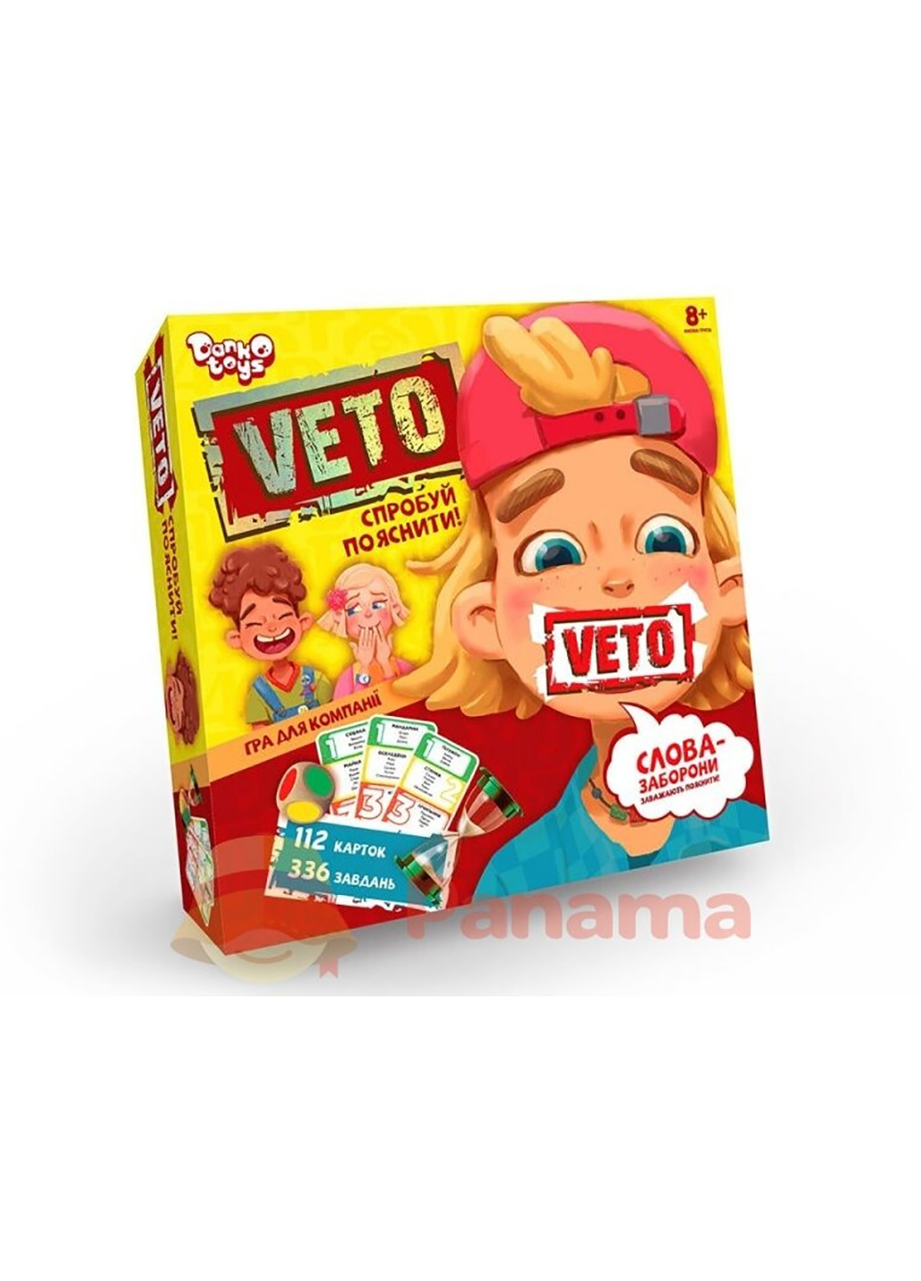 Карточная настольная игра "VETO", укр () Danko Toys veto-01-01u (255260103)